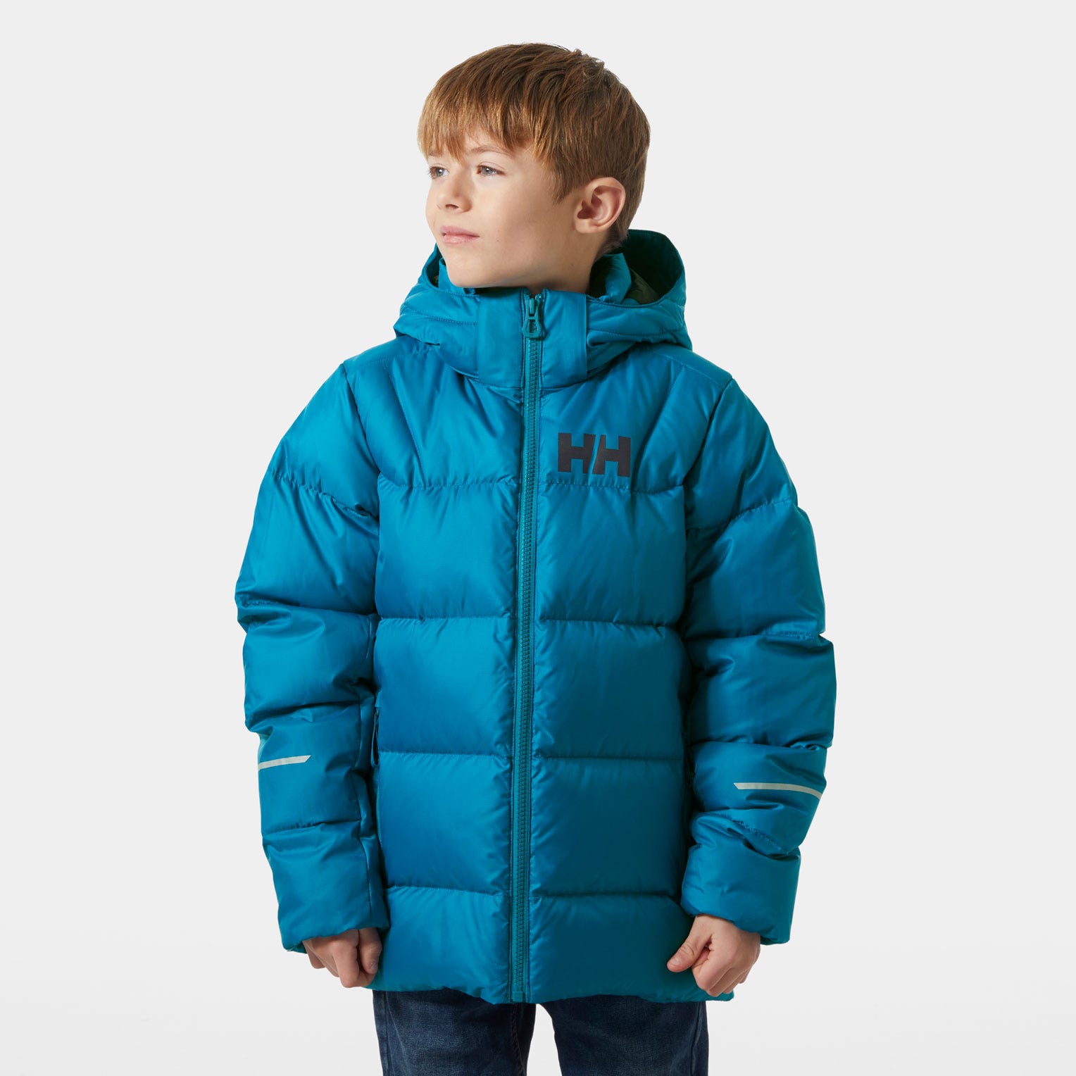 Juniors’ Isfjord Down Winter Jacket 2.0 - 540 CERULEAN BLUE