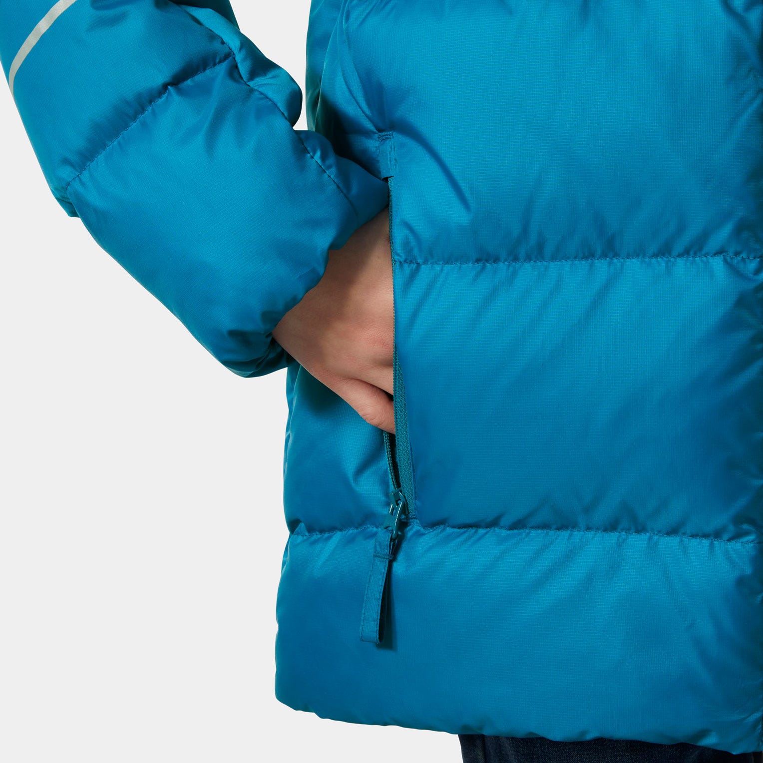 Juniors’ Isfjord Down Winter Jacket 2.0 - 540 CERULEAN BLUE