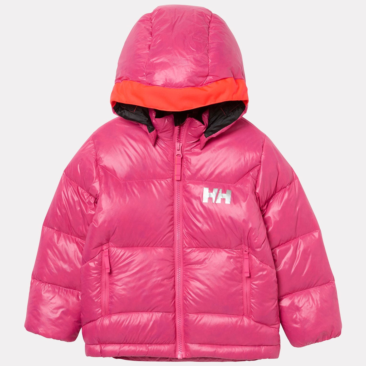 Kids’ Isfjord Down Winter Jacket - 074 HOT PINK