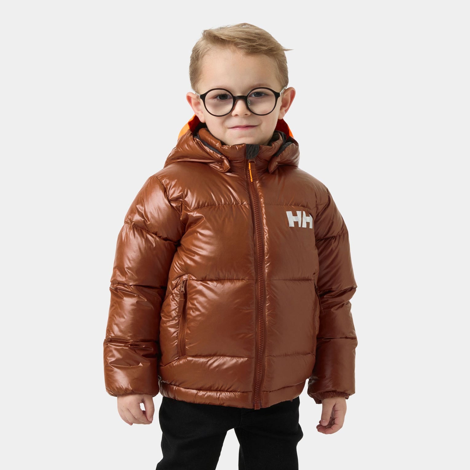 Kids’ Isfjord Down Winter Jacket - 301 IRON OXIDE