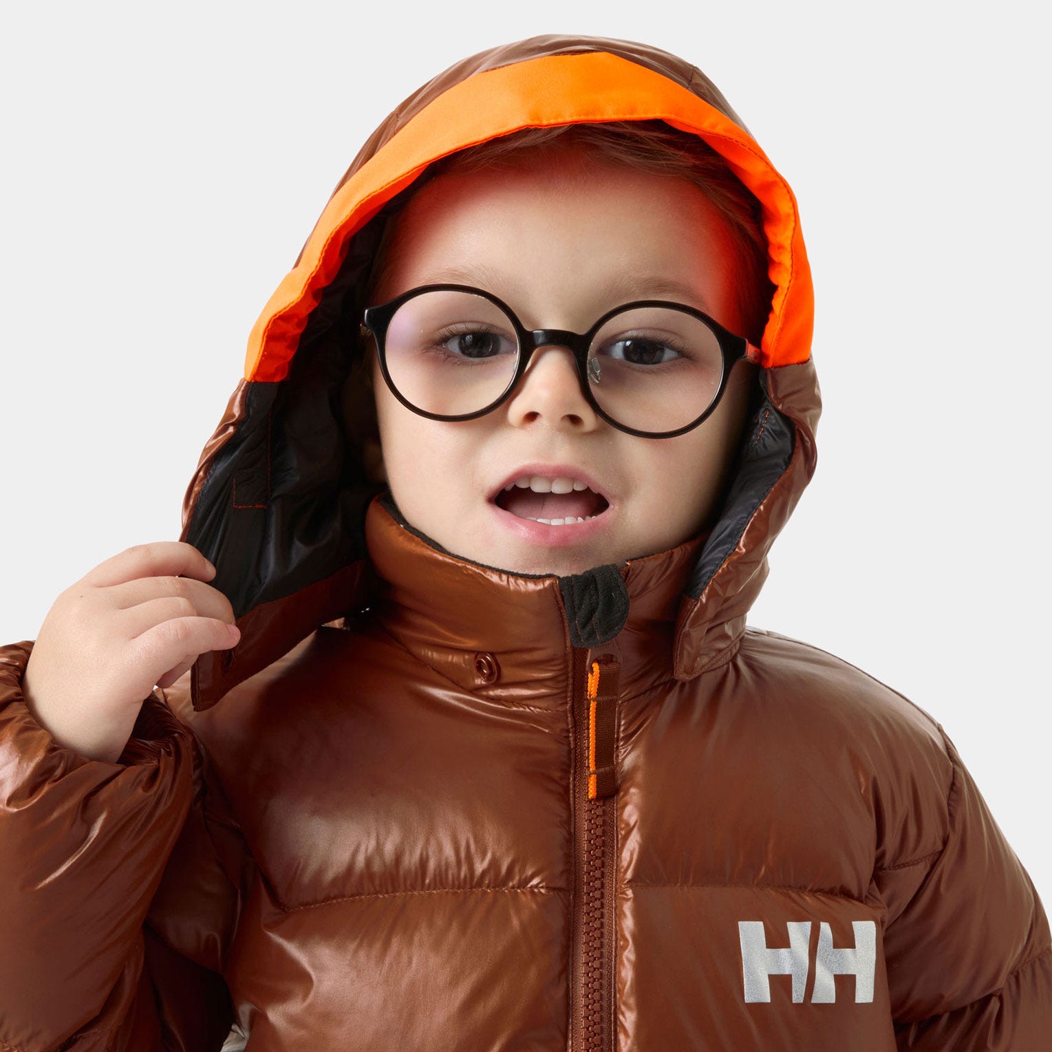 Kids’ Isfjord Down Winter Jacket - 301 IRON OXIDE