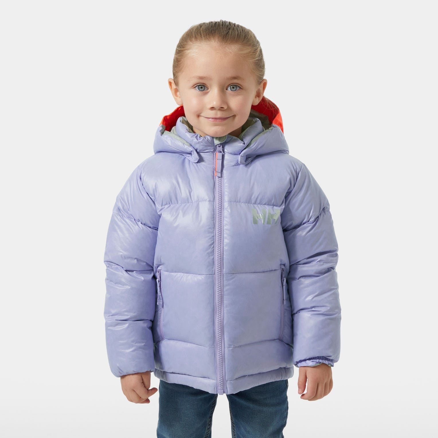 Kids’ Isfjord Down Winter Jacket - 698 BRIGHT LAVENDER