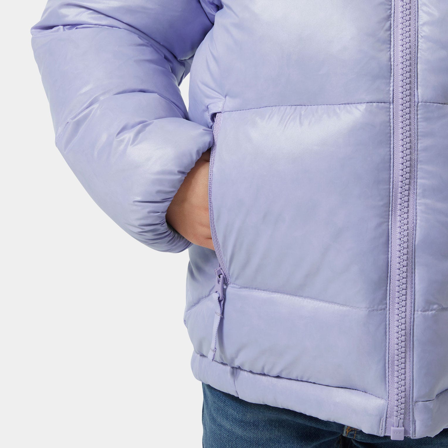 Kids’ Isfjord Down Winter Jacket - 698 BRIGHT LAVENDER