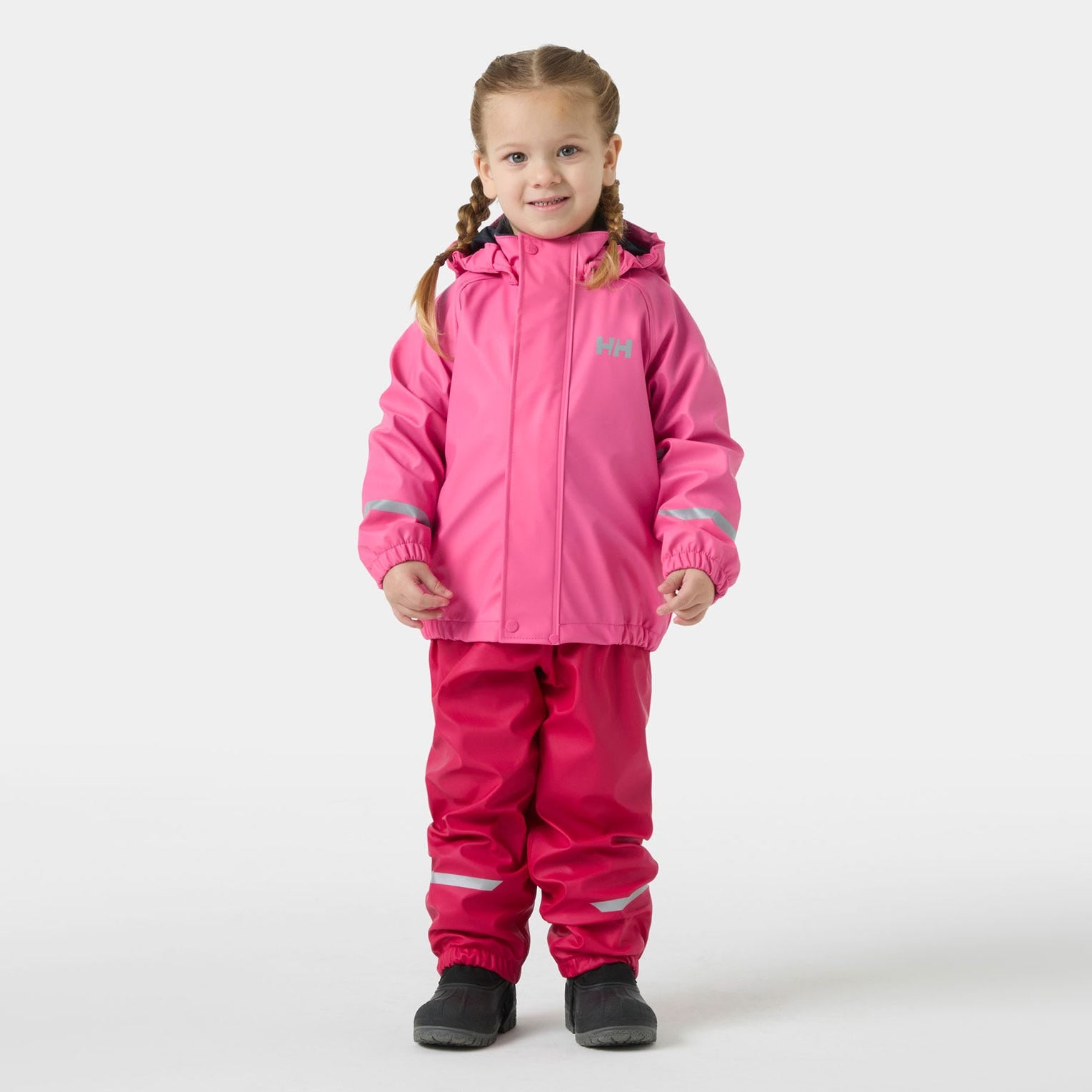 Kids’ Bergen Fleece-Lined Rain Set 2.0 - 092 CRANBERRY