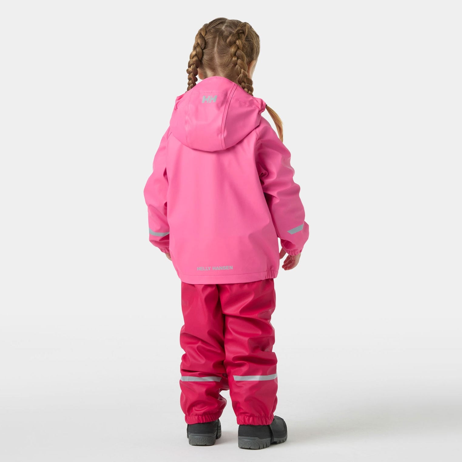 Kids’ Bergen Fleece-Lined Rain Set 2.0 - 092 CRANBERRY