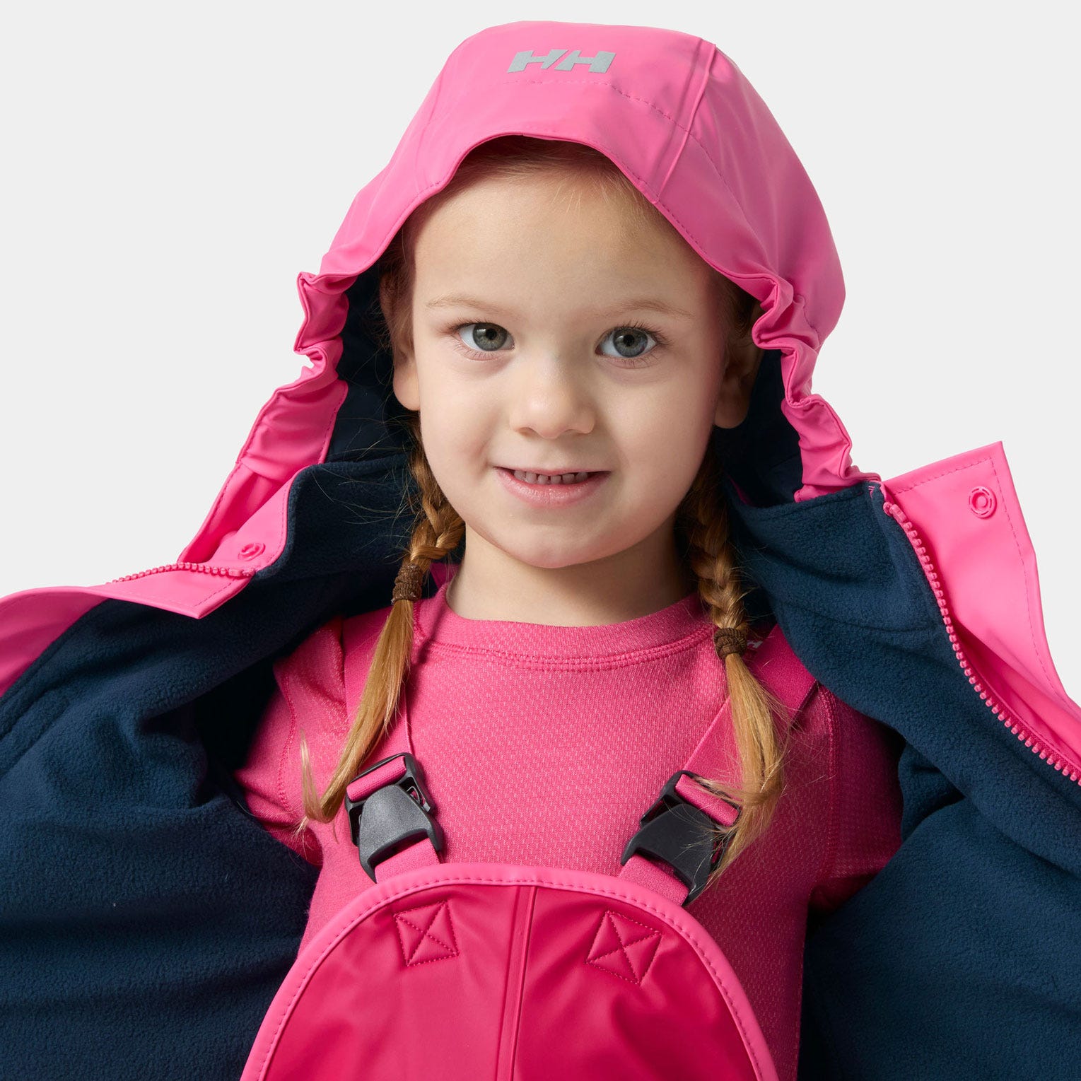 Kids’ Bergen Fleece-Lined Rain Set 2.0 - 092 CRANBERRY