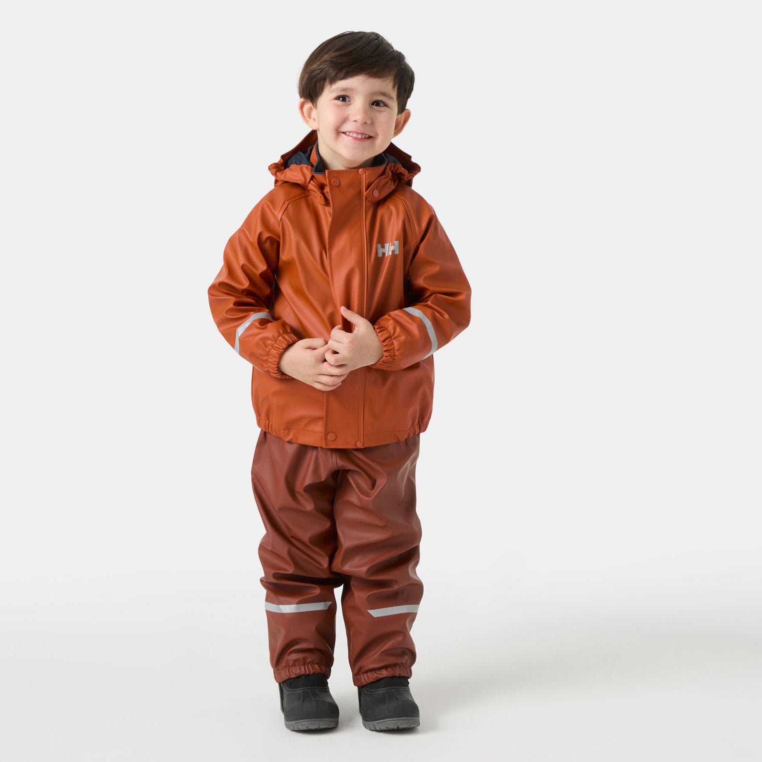 Kids’ Bergen Fleece-Lined Rain Set 2.0 - 301 IRON OXIDE