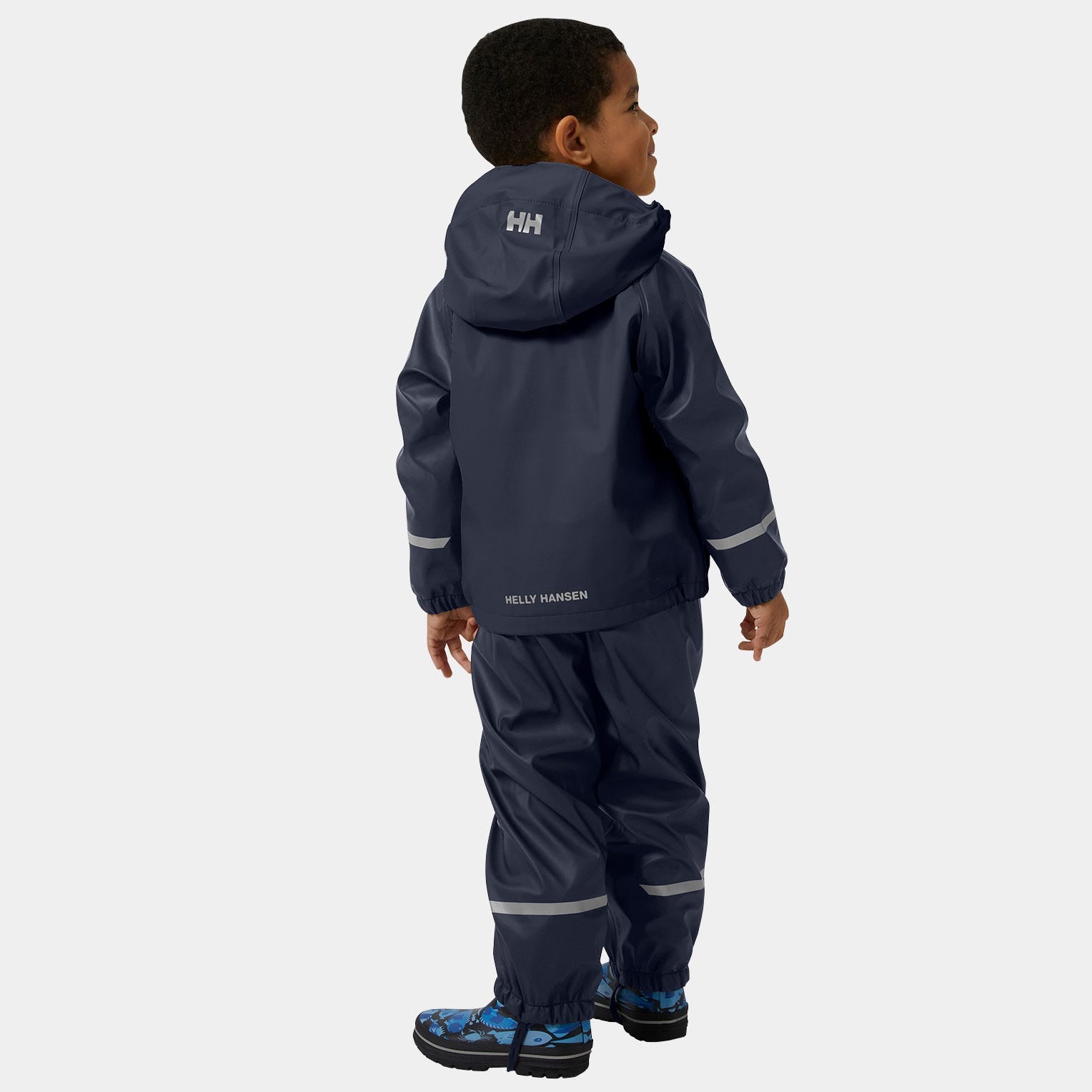 Kids’ Bergen Fleece-Lined Rain Set 2.0 - 597 NAVY