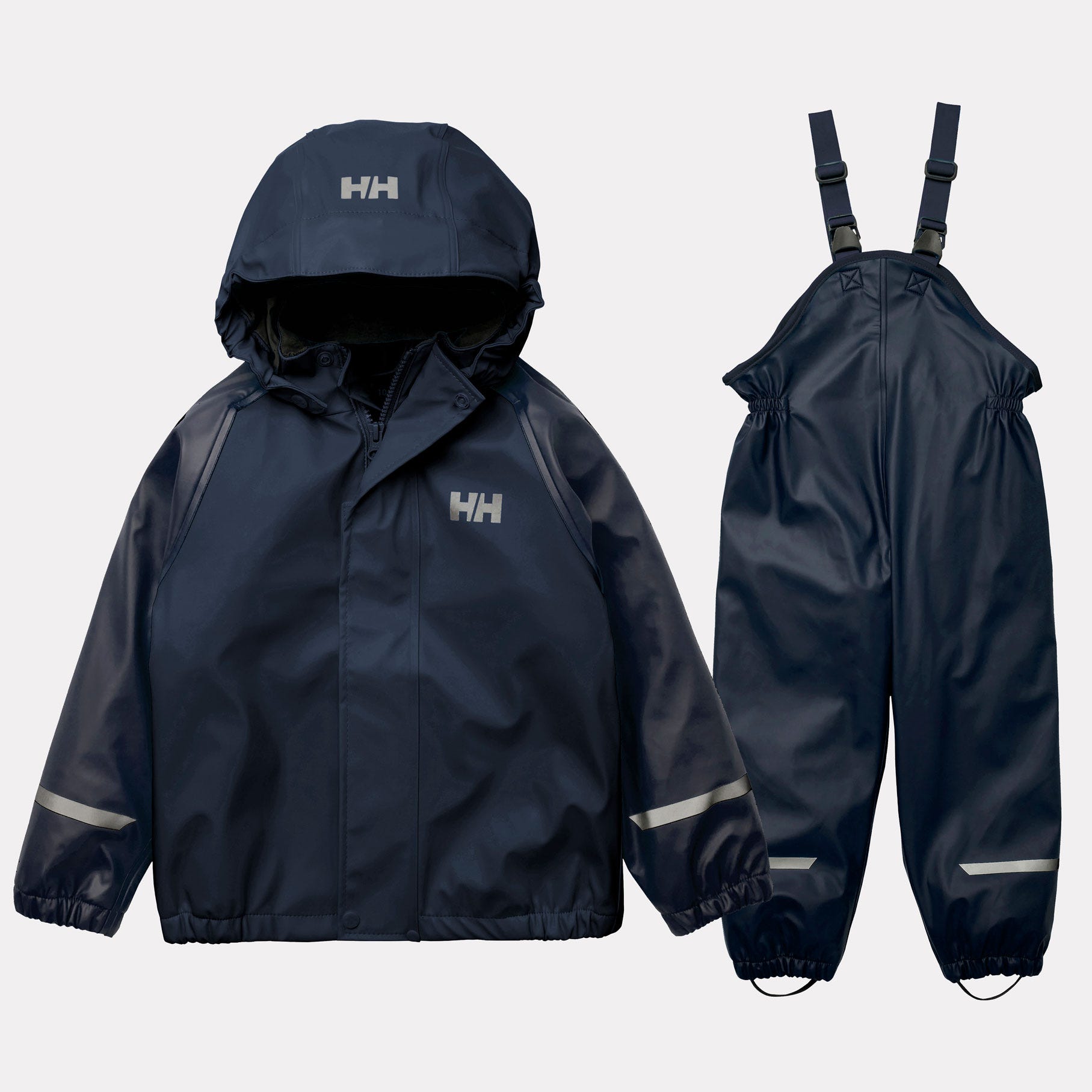 Kids’ Bergen Fleece-Lined Rain Set 2.0 - 598 NAVY