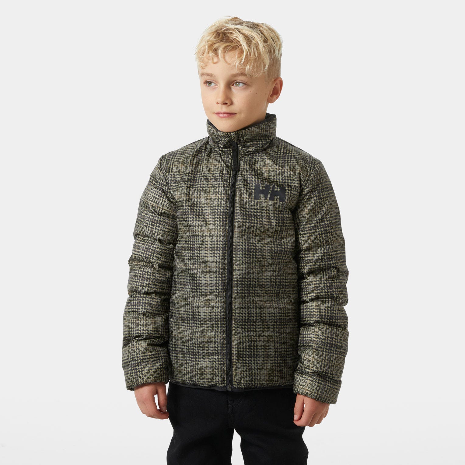 Juniors’ Marka Insulator Jacket - 991 BLACK BROXBURN AOP