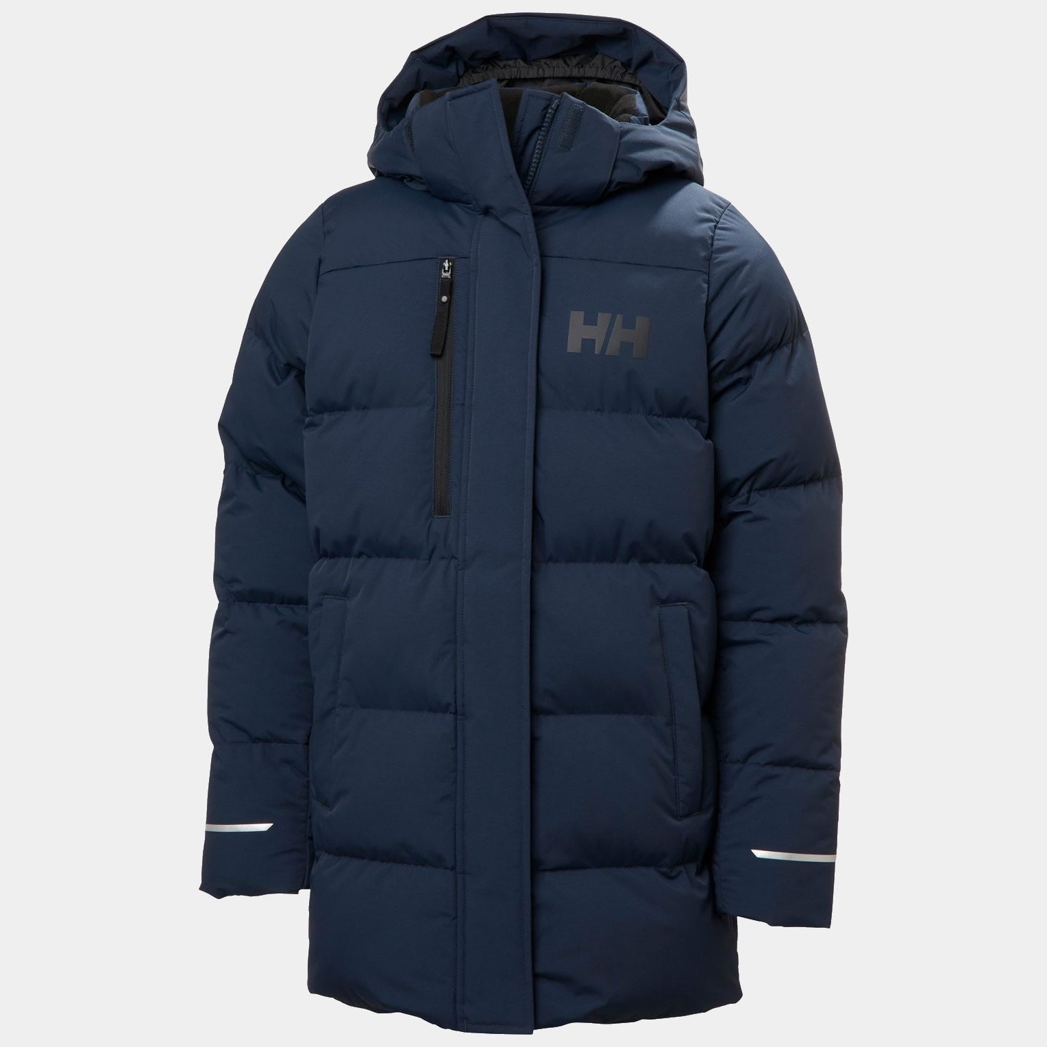 Juniors’ Adore Puffy Parka - 597 NAVY