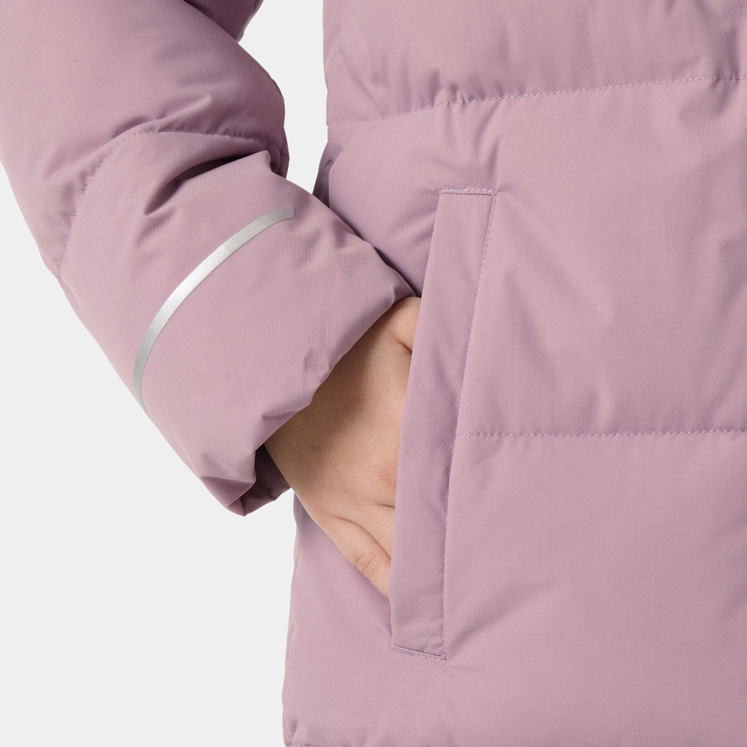 Juniors’ Adore Puffy Parka - 676 PURPLE CLAY
