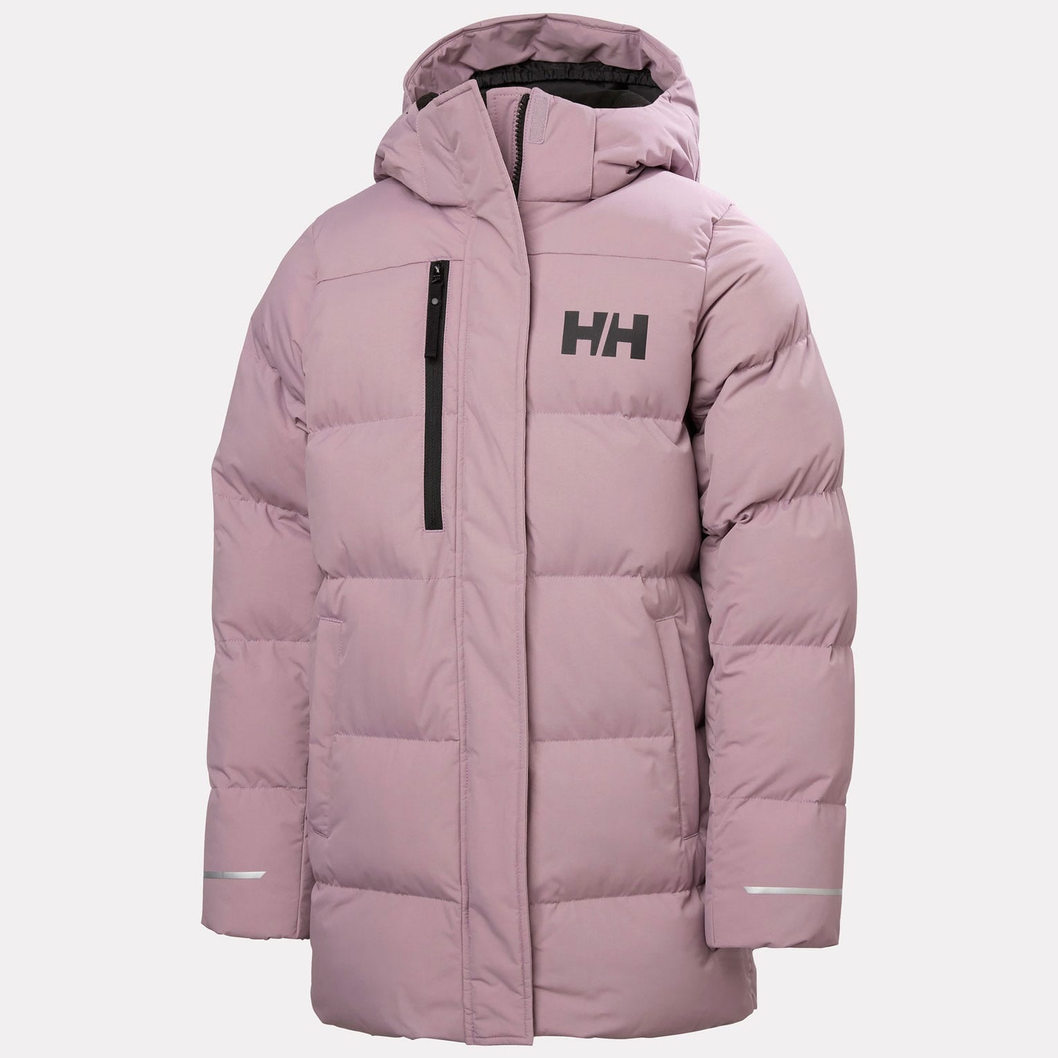 Juniors’ Adore Puffy Parka - 676 PURPLE CLAY