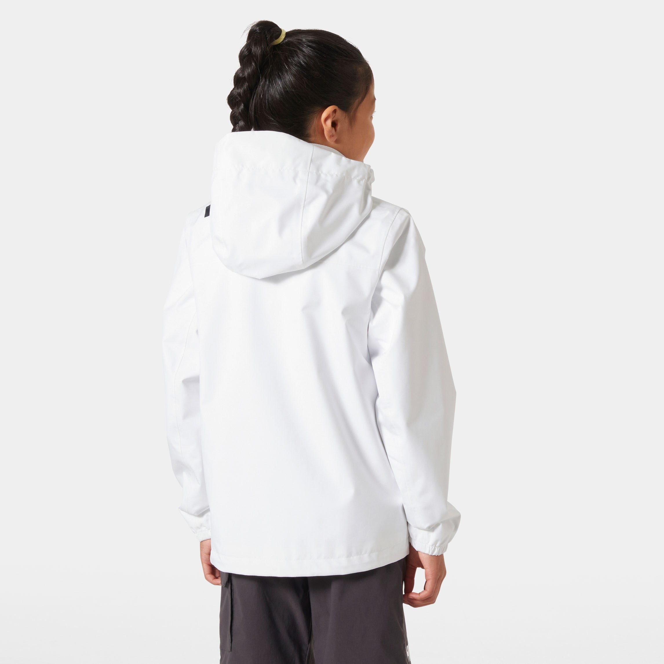 Juniors’ Crew Hooded Jacket - 002 WHITE