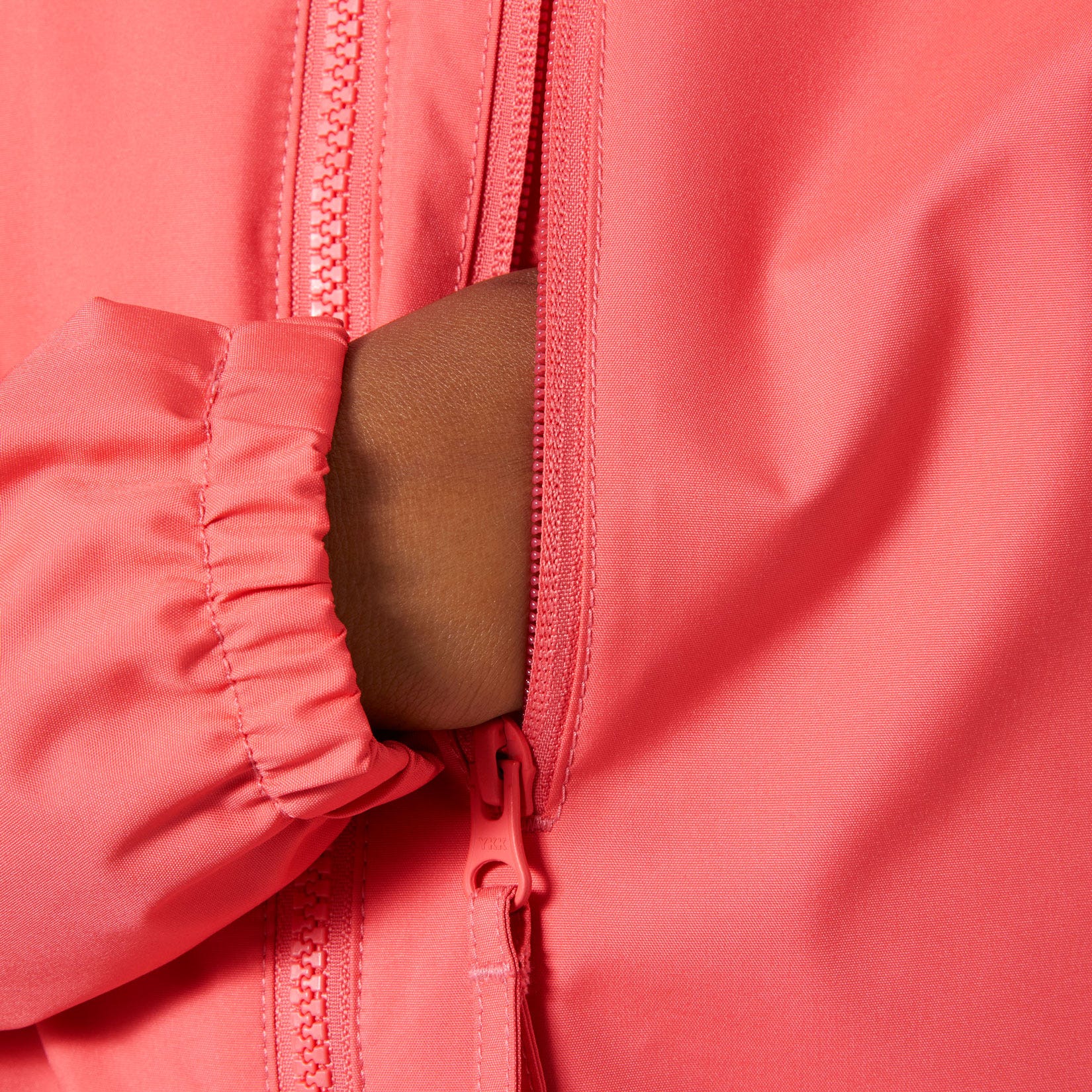 Juniors’ Crew Hooded Jacket - 099 SUNSET PINK