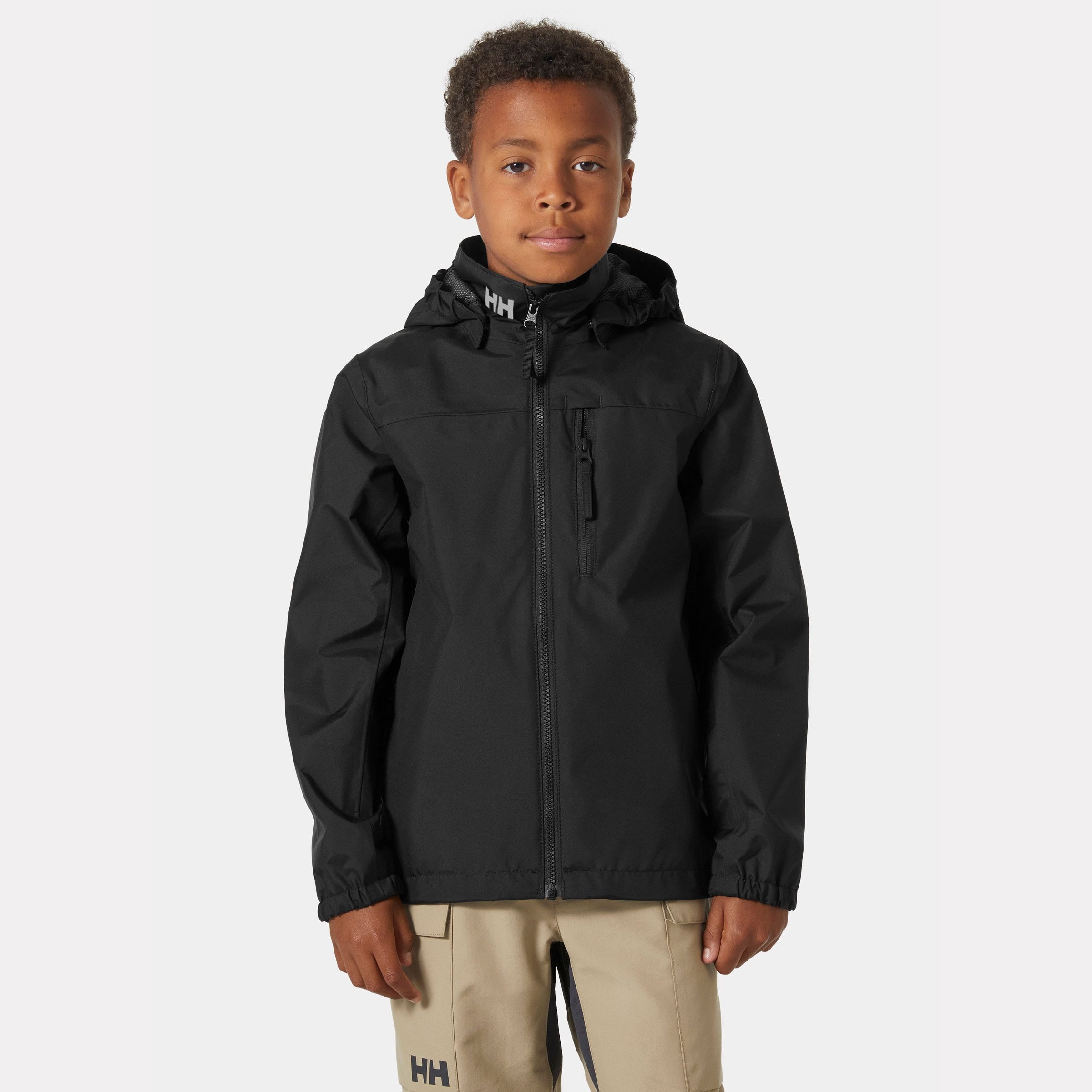 Juniors’ Crew Hooded Jacket - 991 BLACK