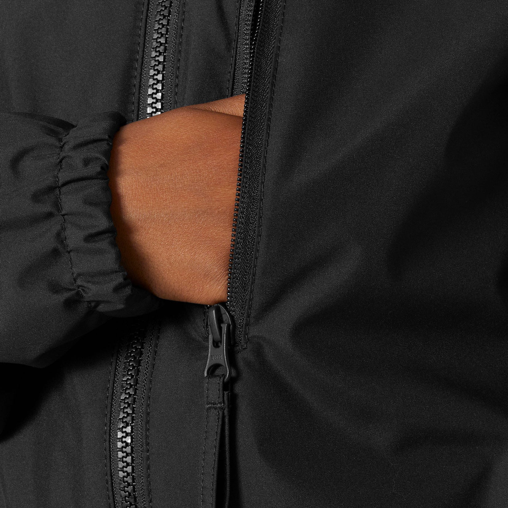 Juniors’ Crew Hooded Jacket - 991 BLACK