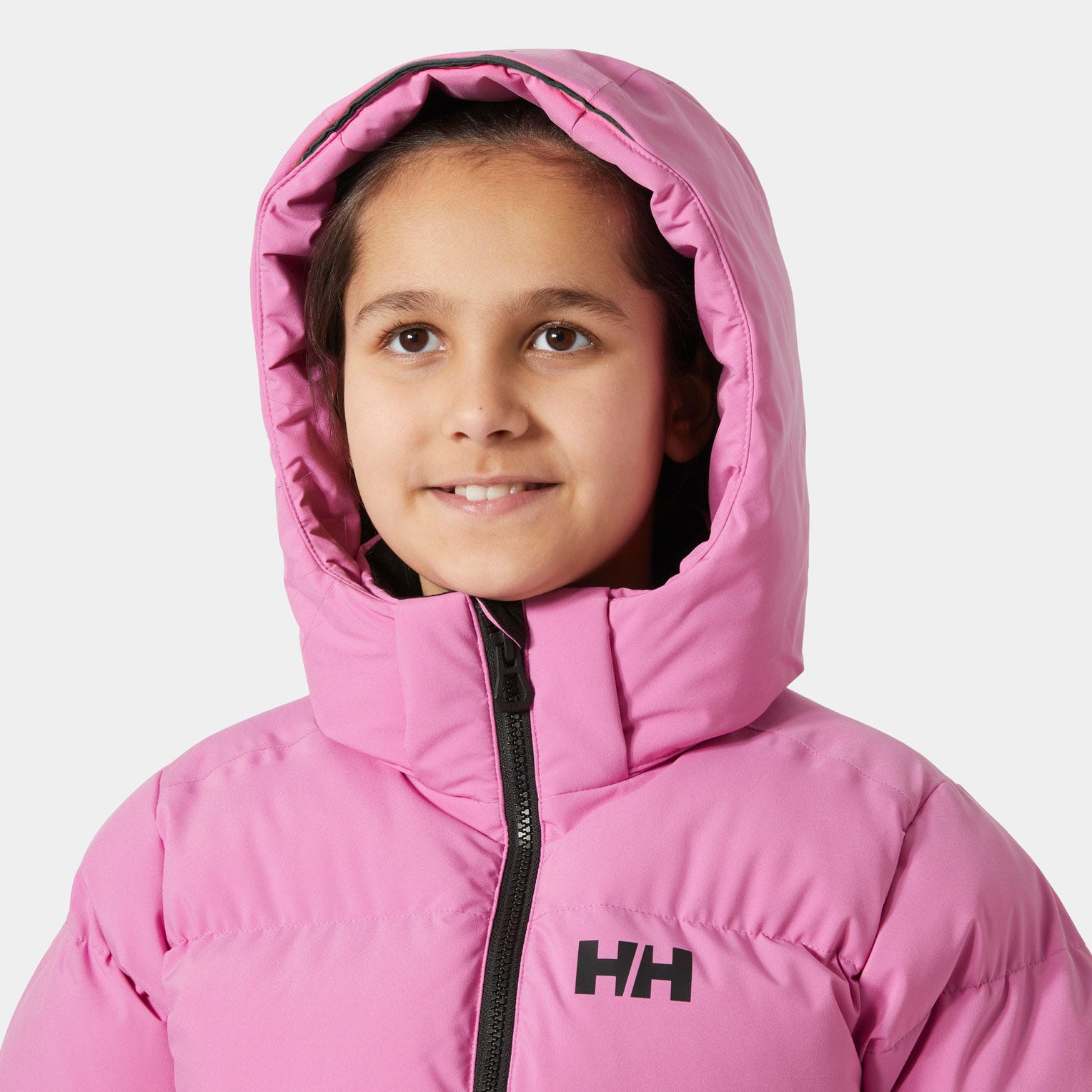 Juniors' Nora Short Puffy Ski Jacket - 089 META PINK
