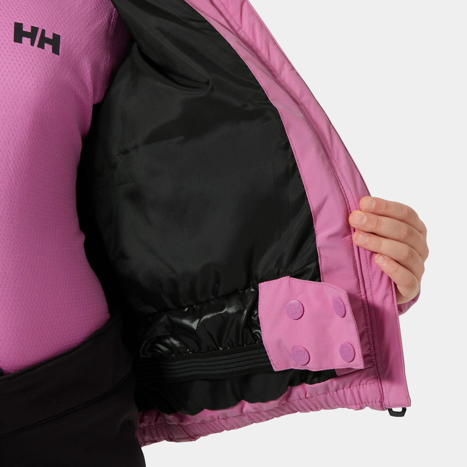 Juniors' Nora Short Puffy Ski Jacket - 089 META PINK