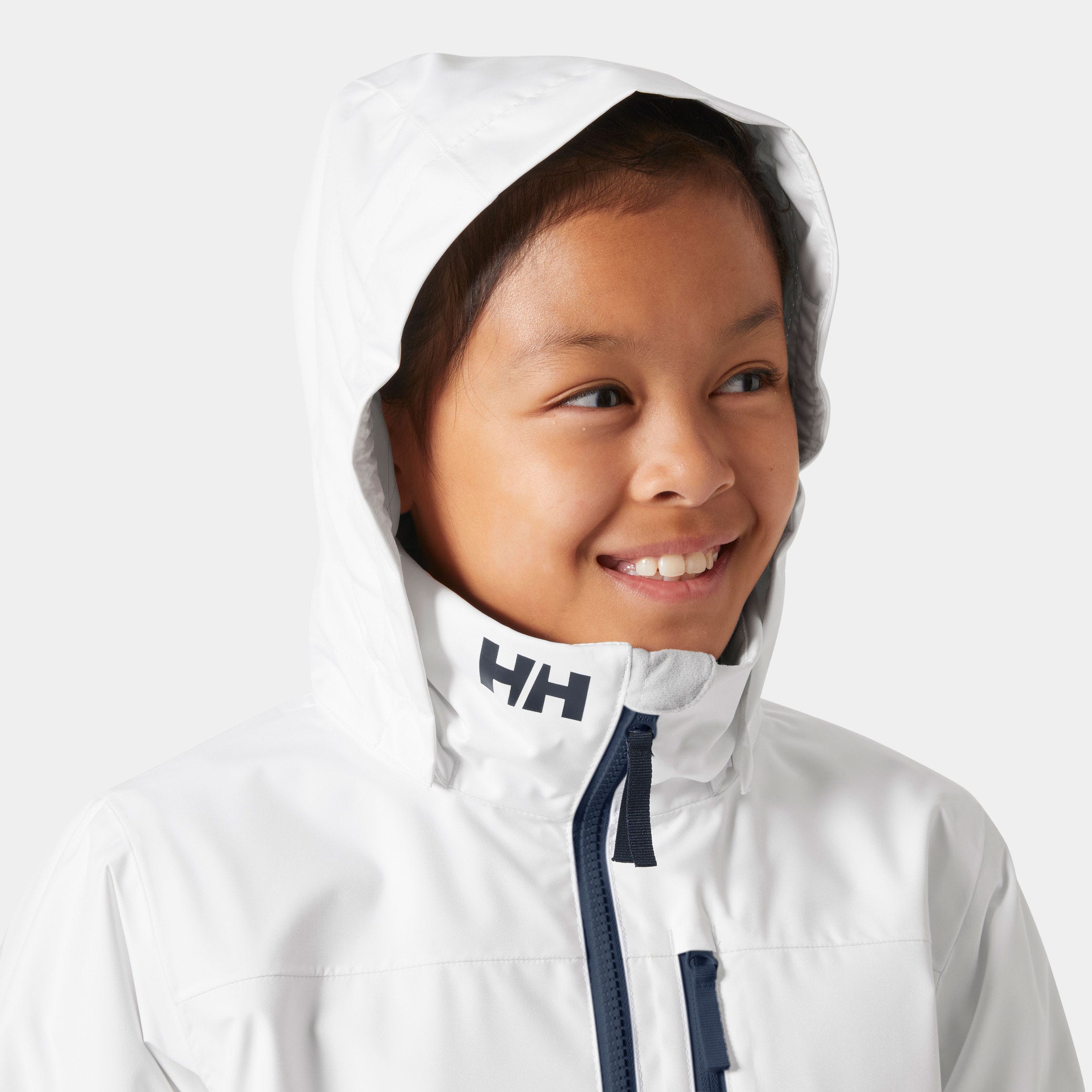 Juniors' Crew Hooded Midlayer Jacket 2.0 - 002 WHITE