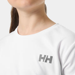 Juniors' HH Tech Long Sleeve Crew - 002 WHITE