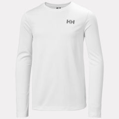 Juniors' HH Tech Long Sleeve Crew - 002 WHITE