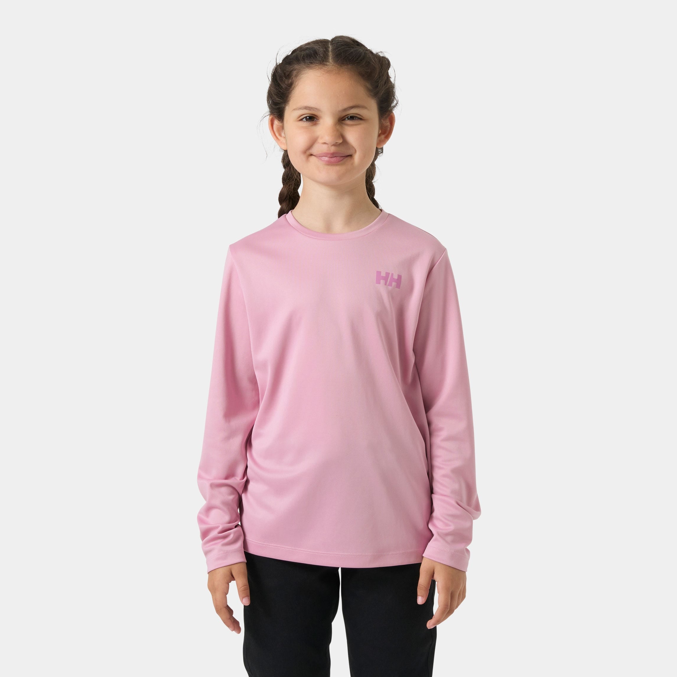 Juniors' HH Tech Long Sleeve Crew - 073 PINK LAVENDER