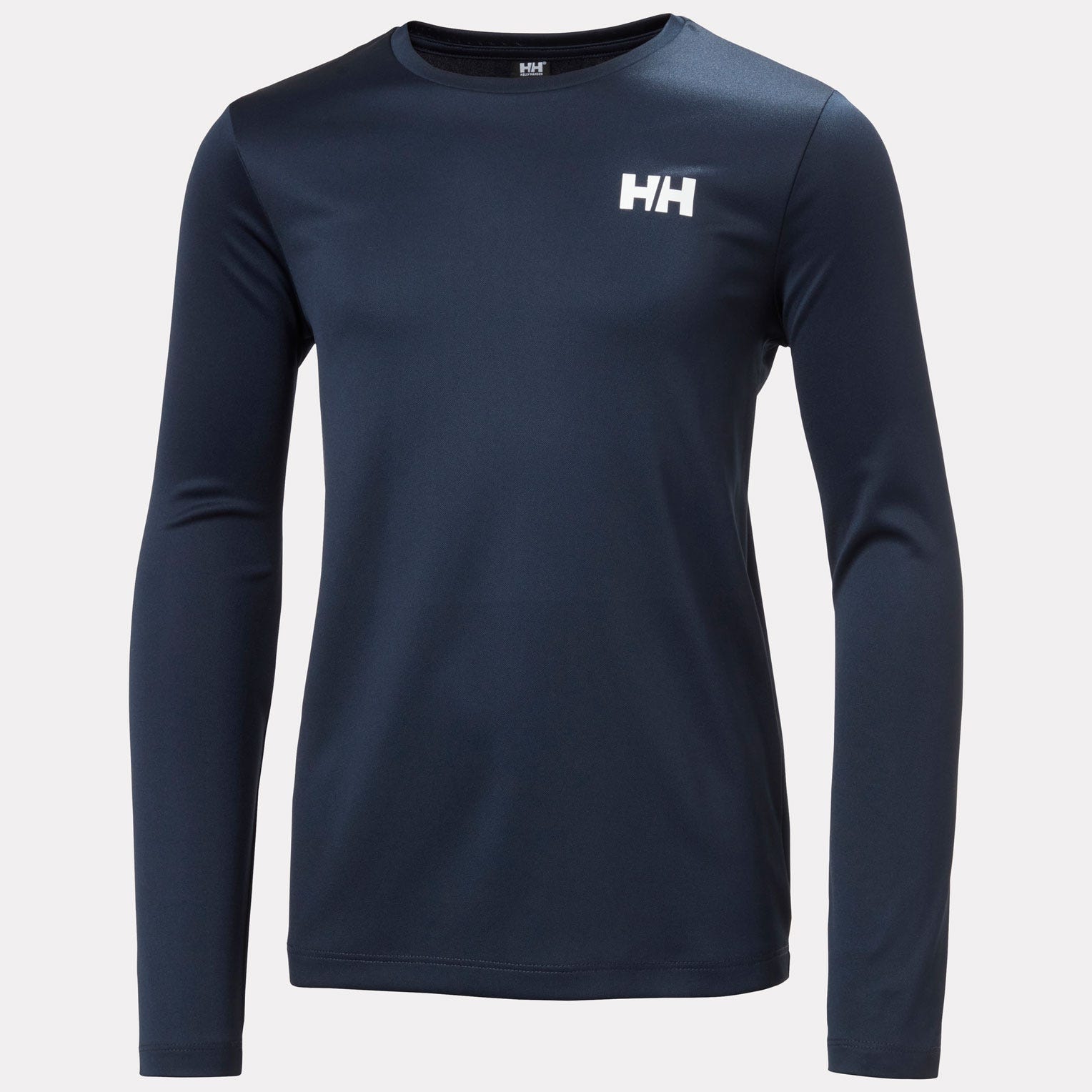 Juniors' HH Tech Long Sleeve Crew - 598 NAVY