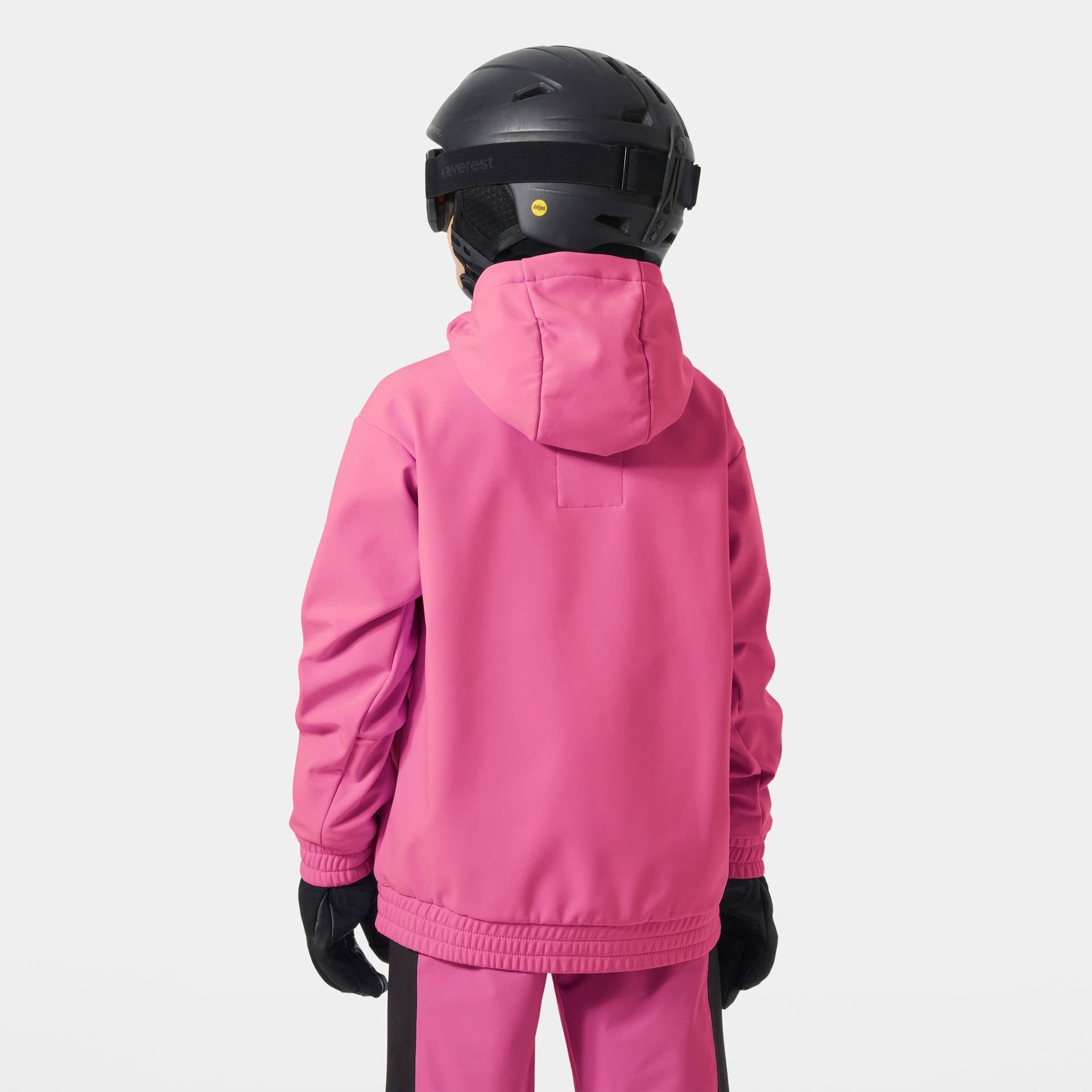 Juniors' Powder Softshell Hoodie - 074 HOT PINK