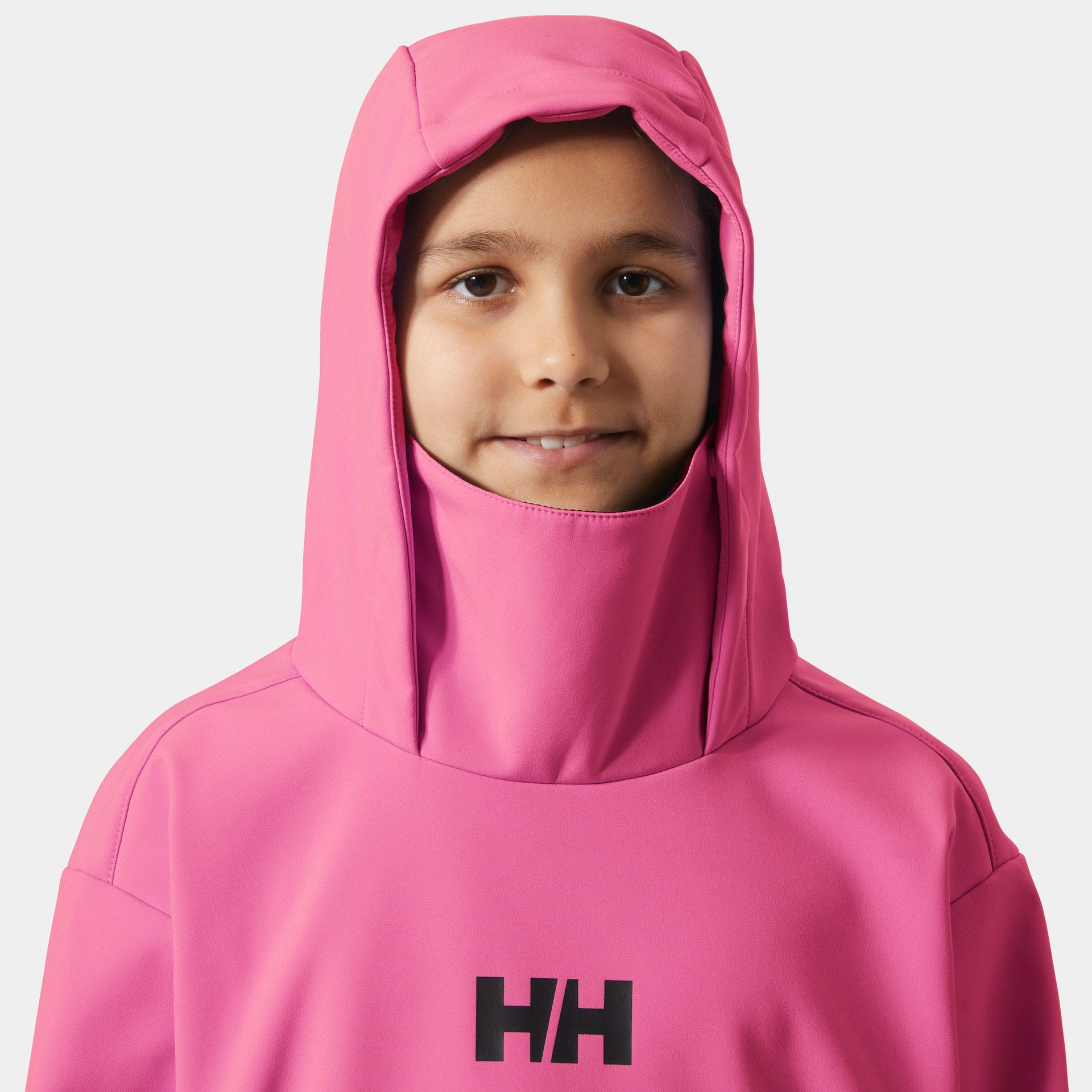 Juniors' Powder Softshell Hoodie - 074 HOT PINK