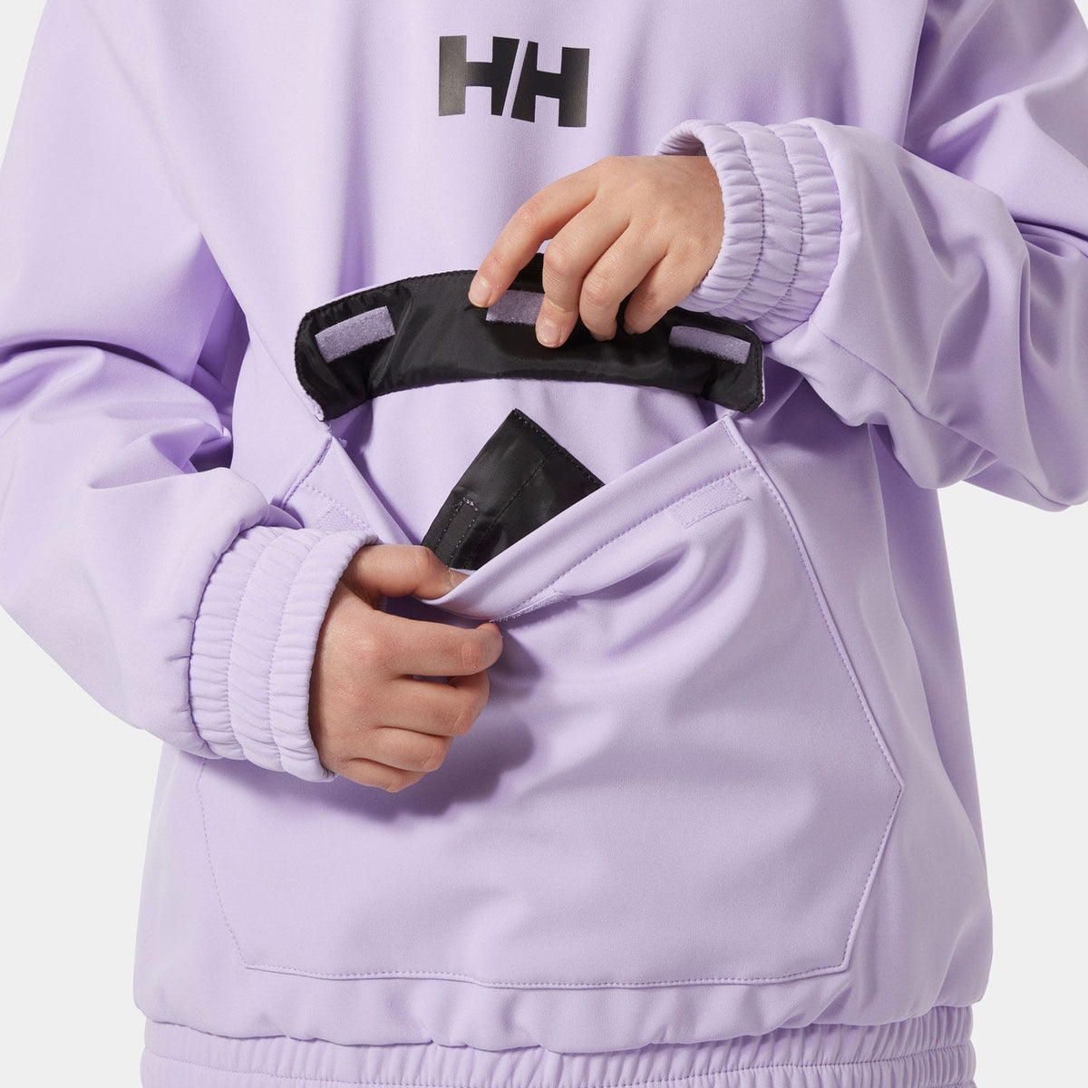 Juniors' Powder Softshell Hoodie - 698 BRIGHT LAVENDER
