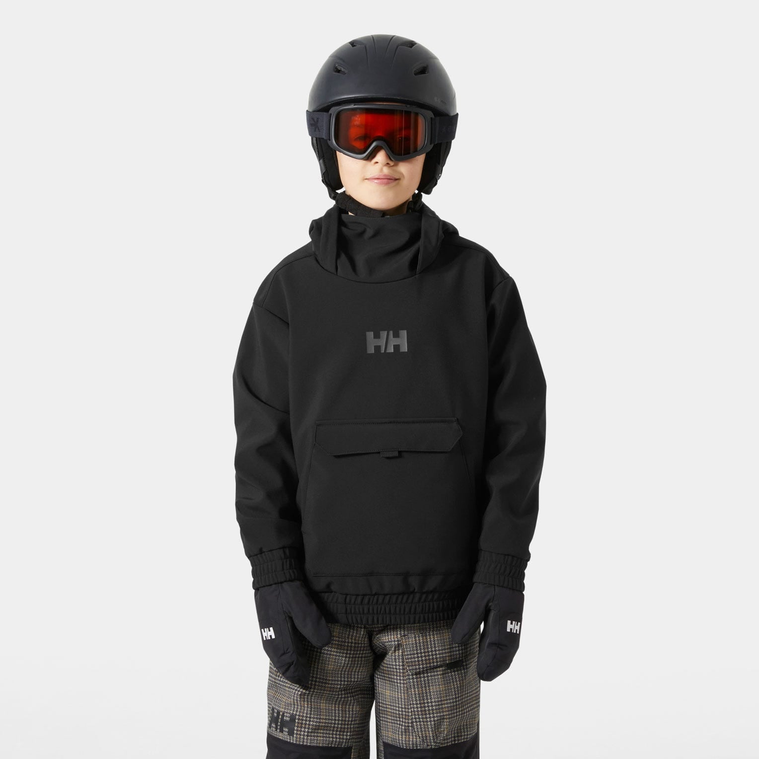 Juniors' Powder Softshell Hoodie - 990 BLACK