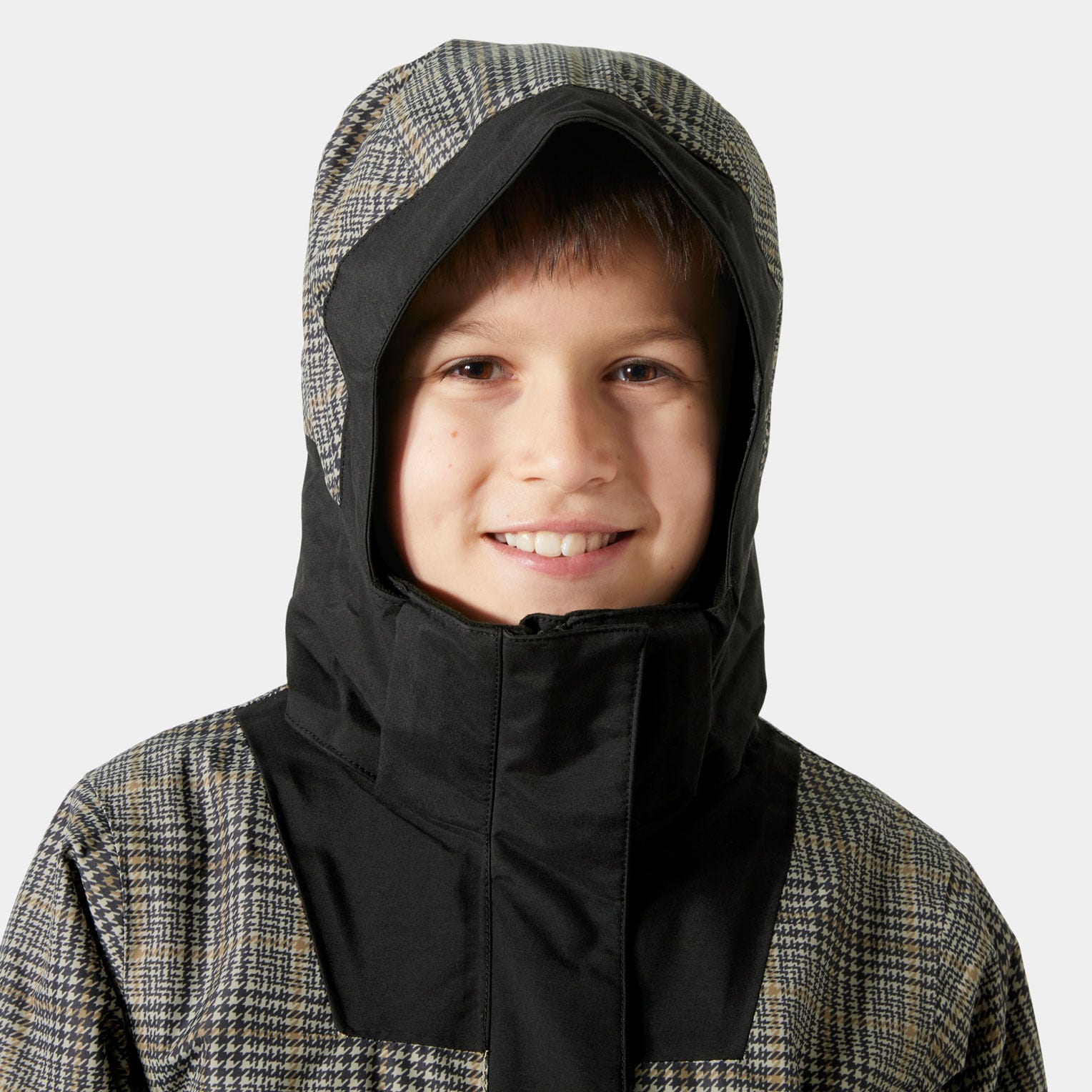Juniors' Ride Anorak - 990 BLACK BROXBURN AOP