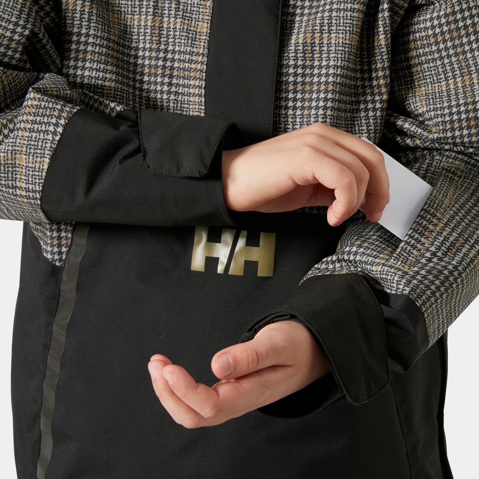 Juniors' Ride Anorak - 990 BLACK BROXBURN AOP