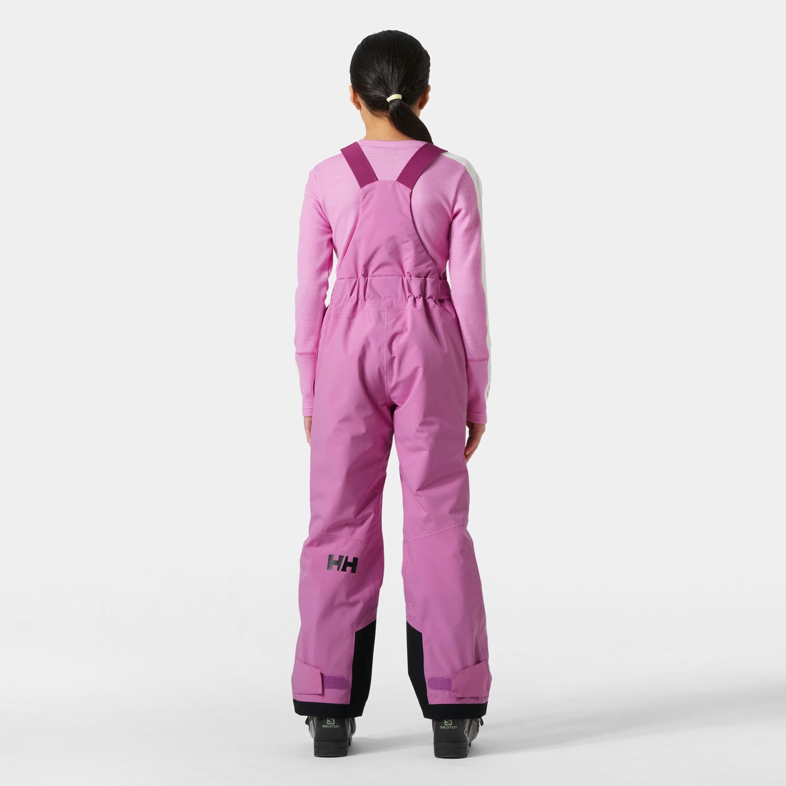 Junior Girls’ Stellar Bib Pants - 089 META PINK