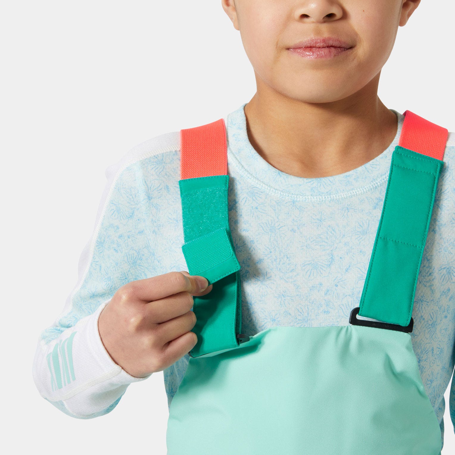 Junior Girls’ Stellar Bib Pants - 466 SIGNAL GREEN