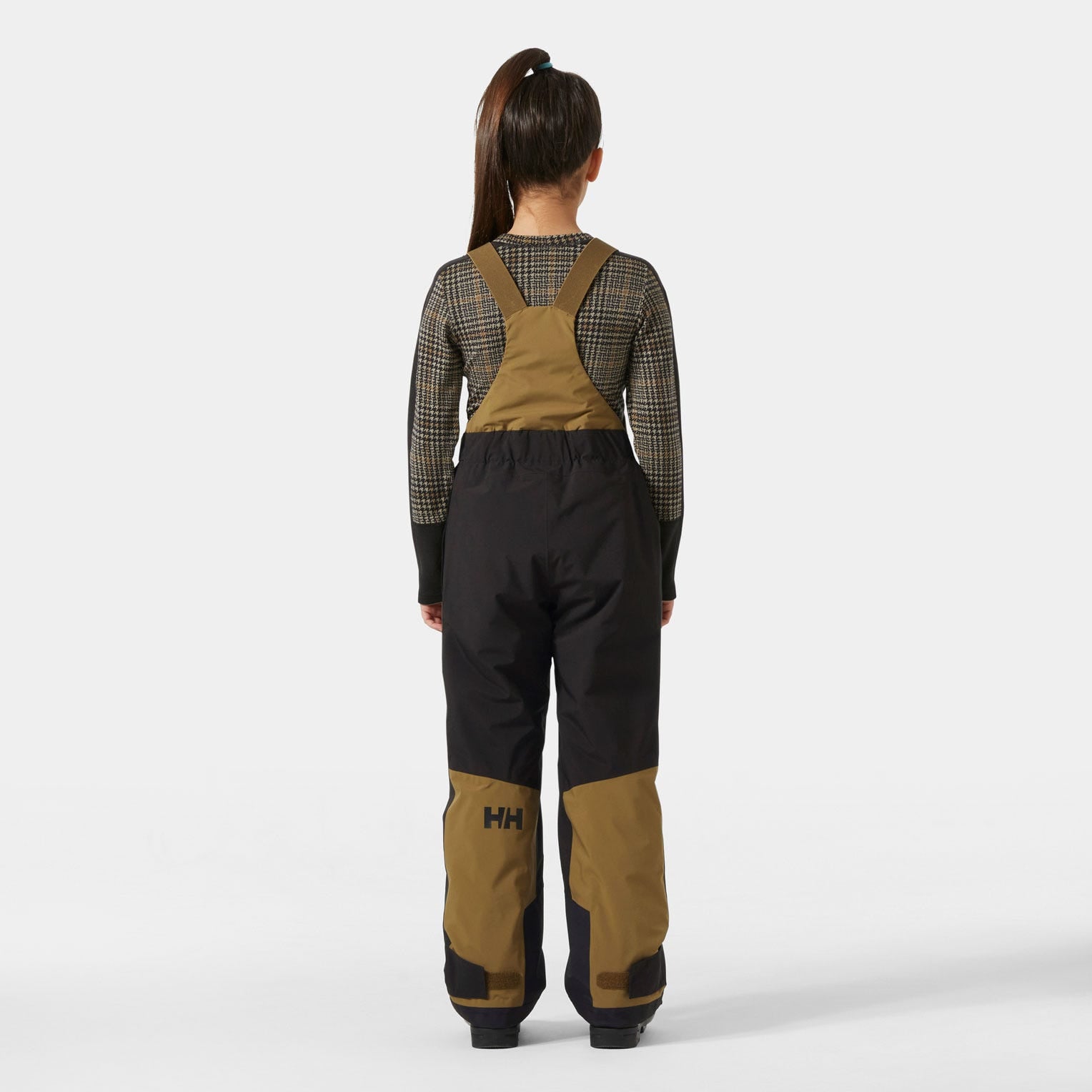 Junior Girls’ Stellar Bib Pants - 718 SEPIA