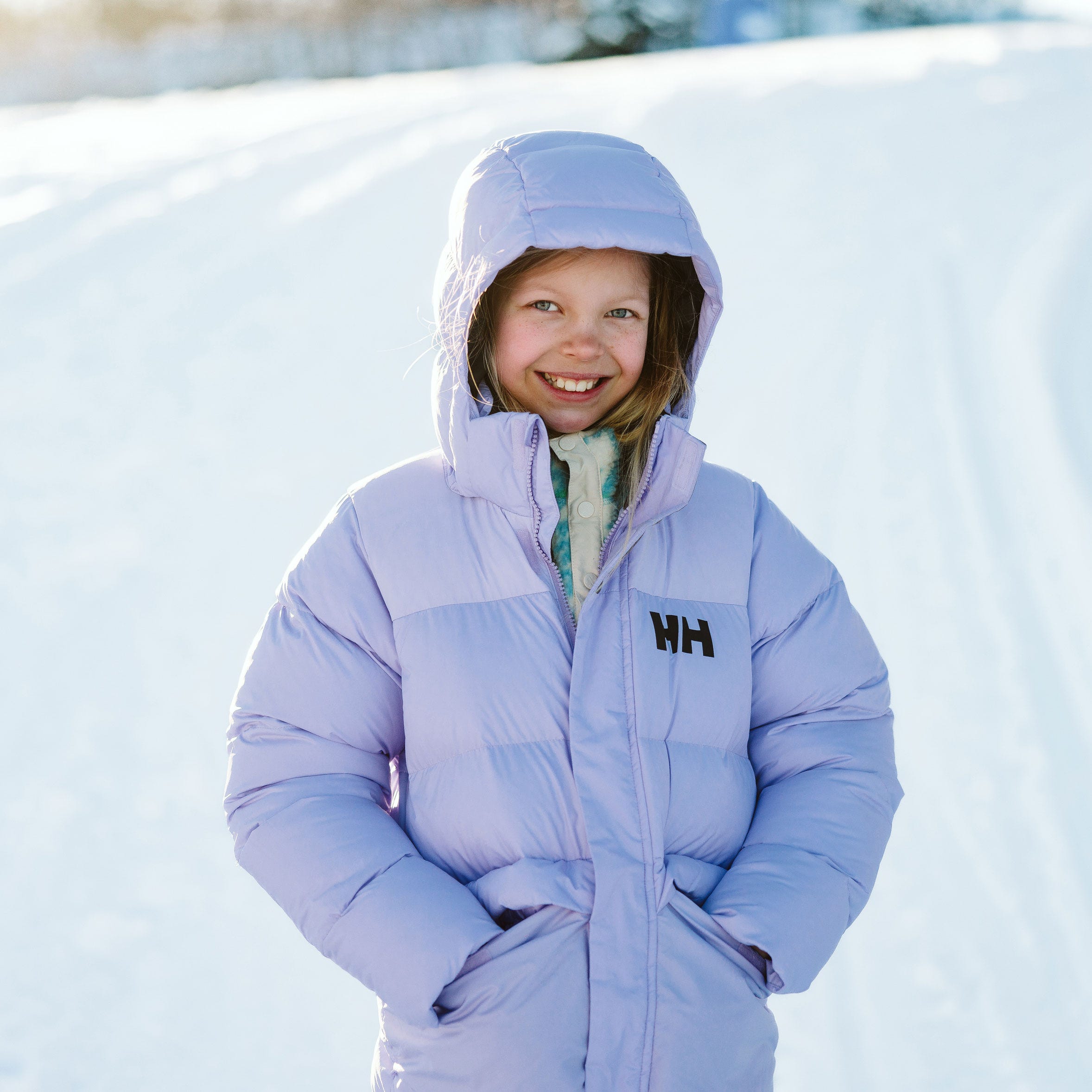 Juniors' Specter Puffy Jacket - 698 BRIGHT LAVENDER