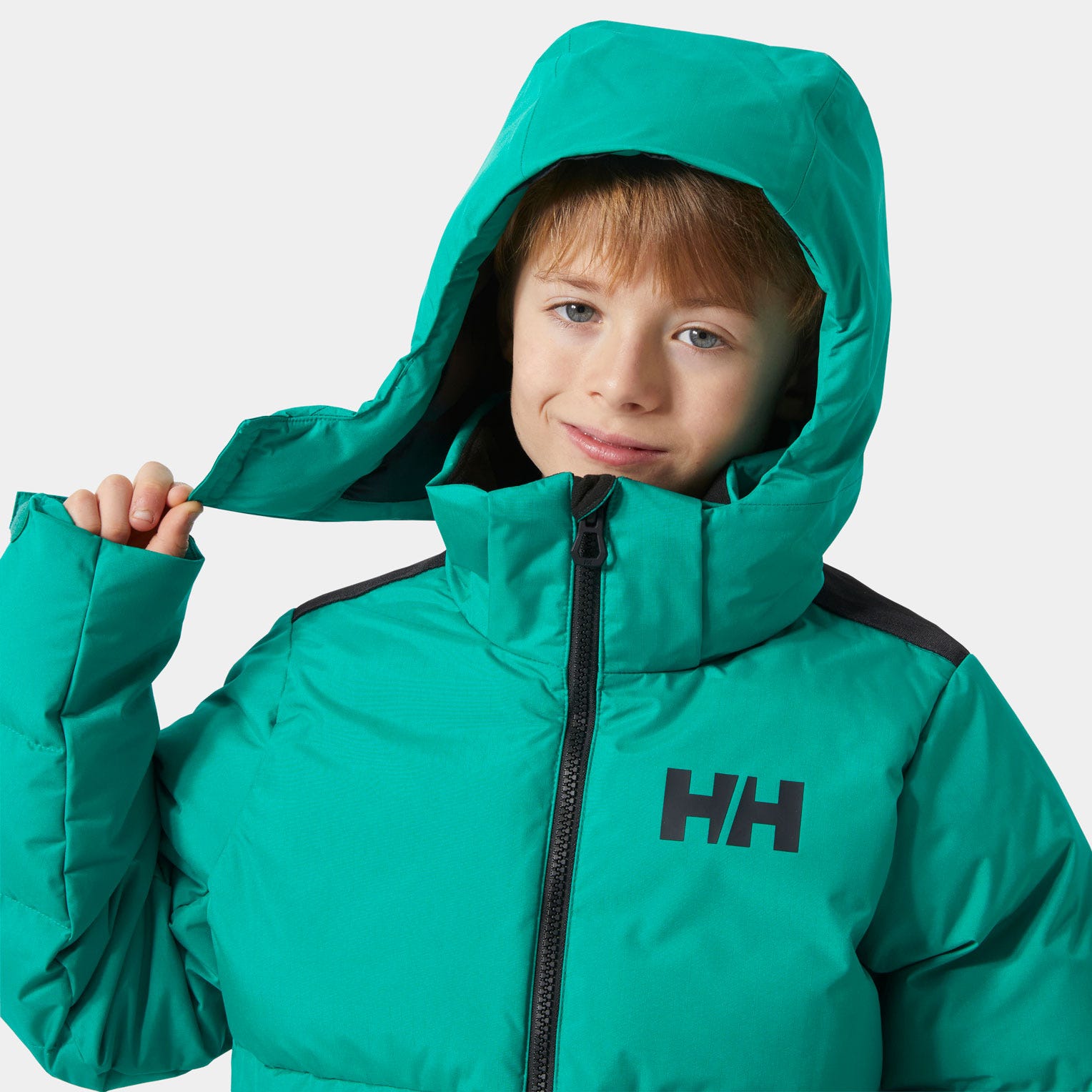 Juniors' Kvitfjell Race Puffy Jacket - 466 SIGNAL GREEN