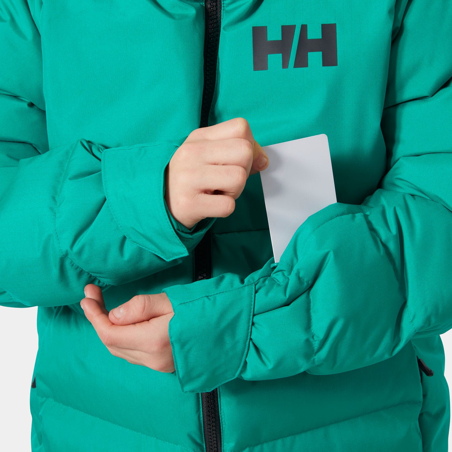 Juniors' Kvitfjell Race Puffy Jacket - 466 SIGNAL GREEN