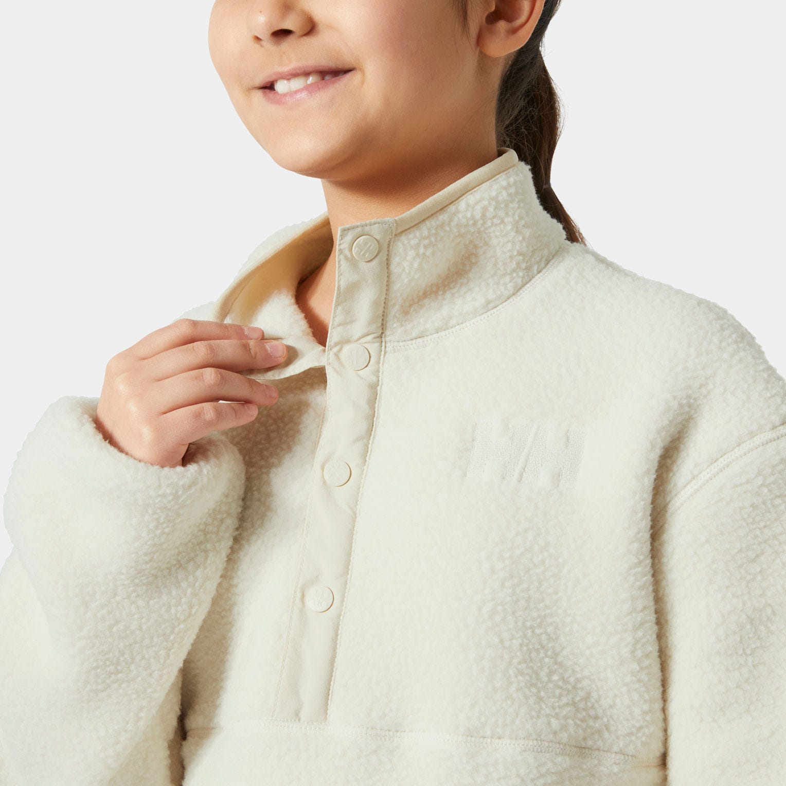 Juniors' Frosty Pile Sweater - 034 CREAM