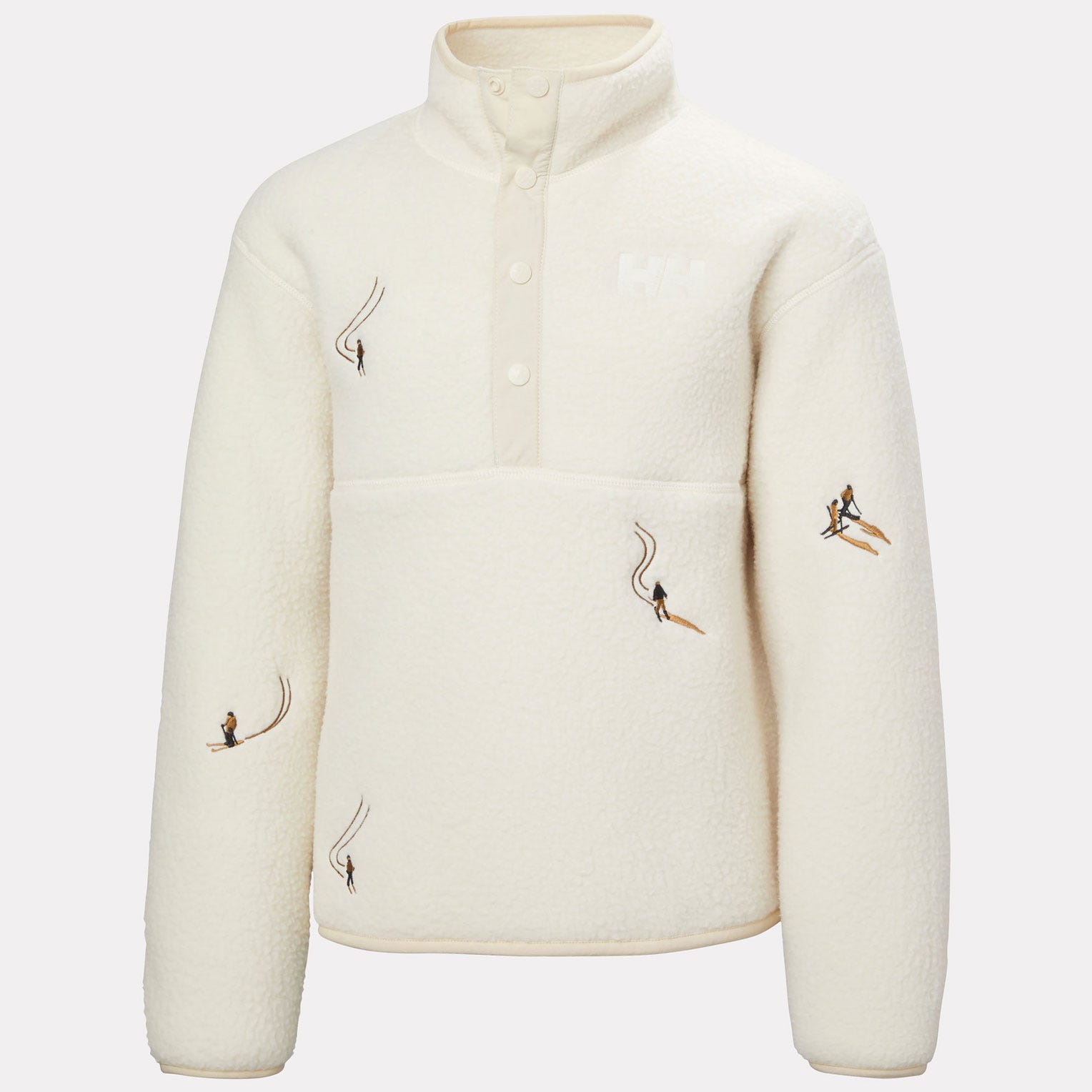 Juniors' Frosty Pile Sweater - 035 CREAM EMB