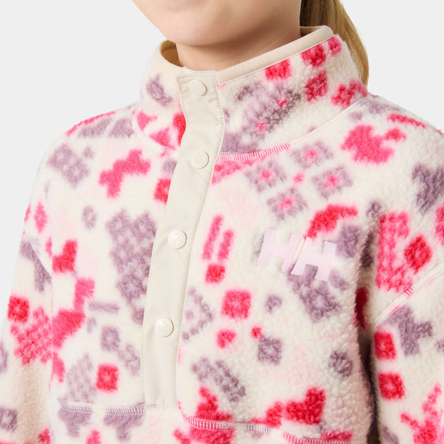 Juniors' Frosty Pile Sweater - 079 PINKSHAKE A
