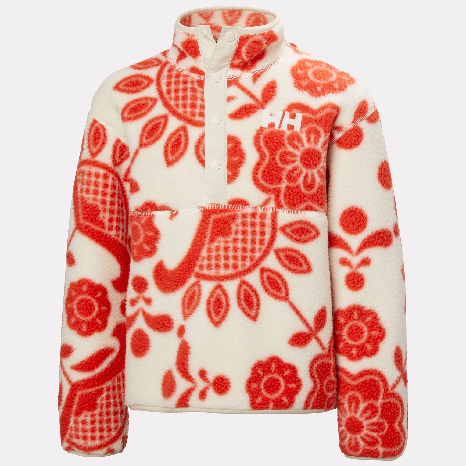 Juniors' Frosty Pile Sweater - 222 ALERT RED A