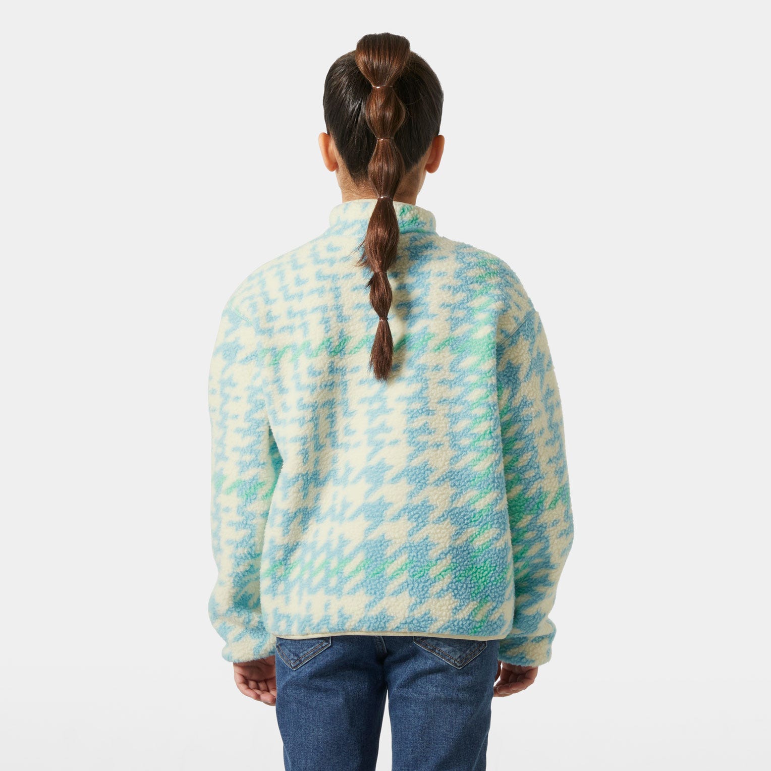 Juniors' Frosty Pile Sweater - 607 LIGHT CYAN
