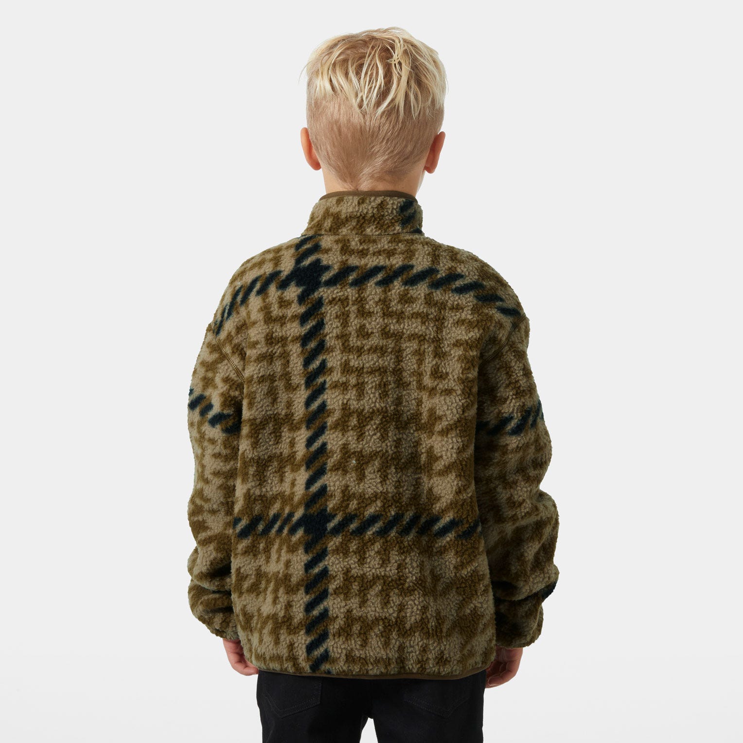 Juniors' Frosty Pile Sweater - 718 SEPIA BROXBURN AOP