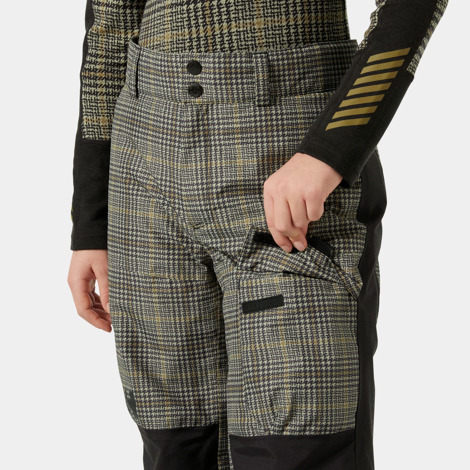 Juniors' Powder LT Pants - 718 SEPIA BROXBURN AOP