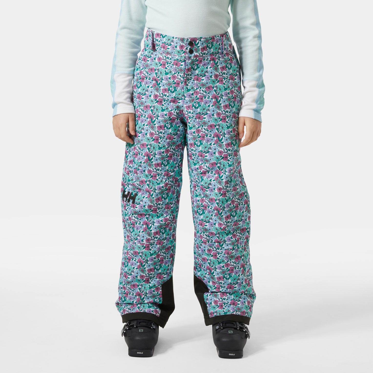 Juniors Girls’ Diamond Pants - 090 META PINK FLORAL AOP