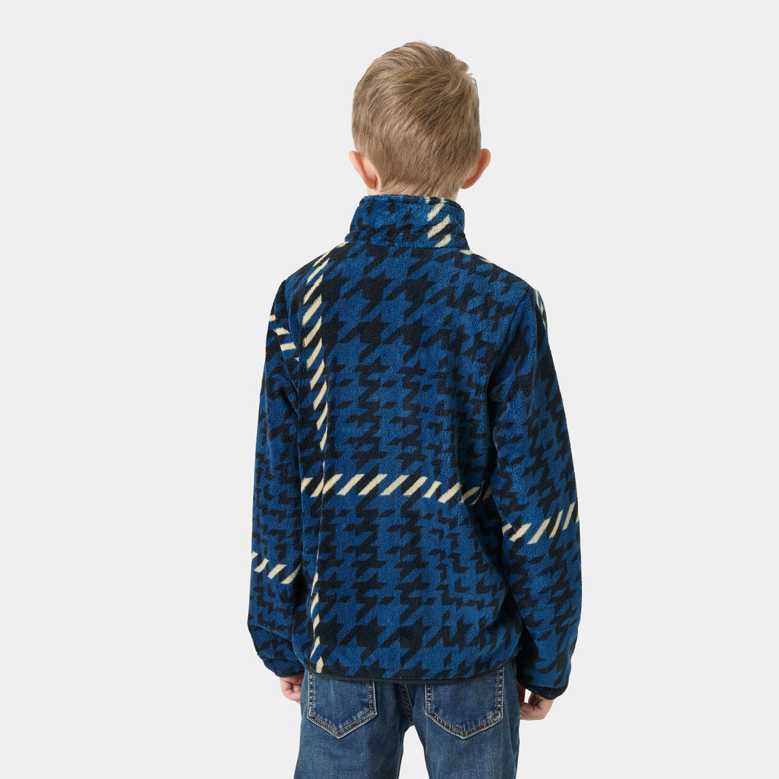 Juniors' Chill Fleece Jacket - 597 NAVY AOP