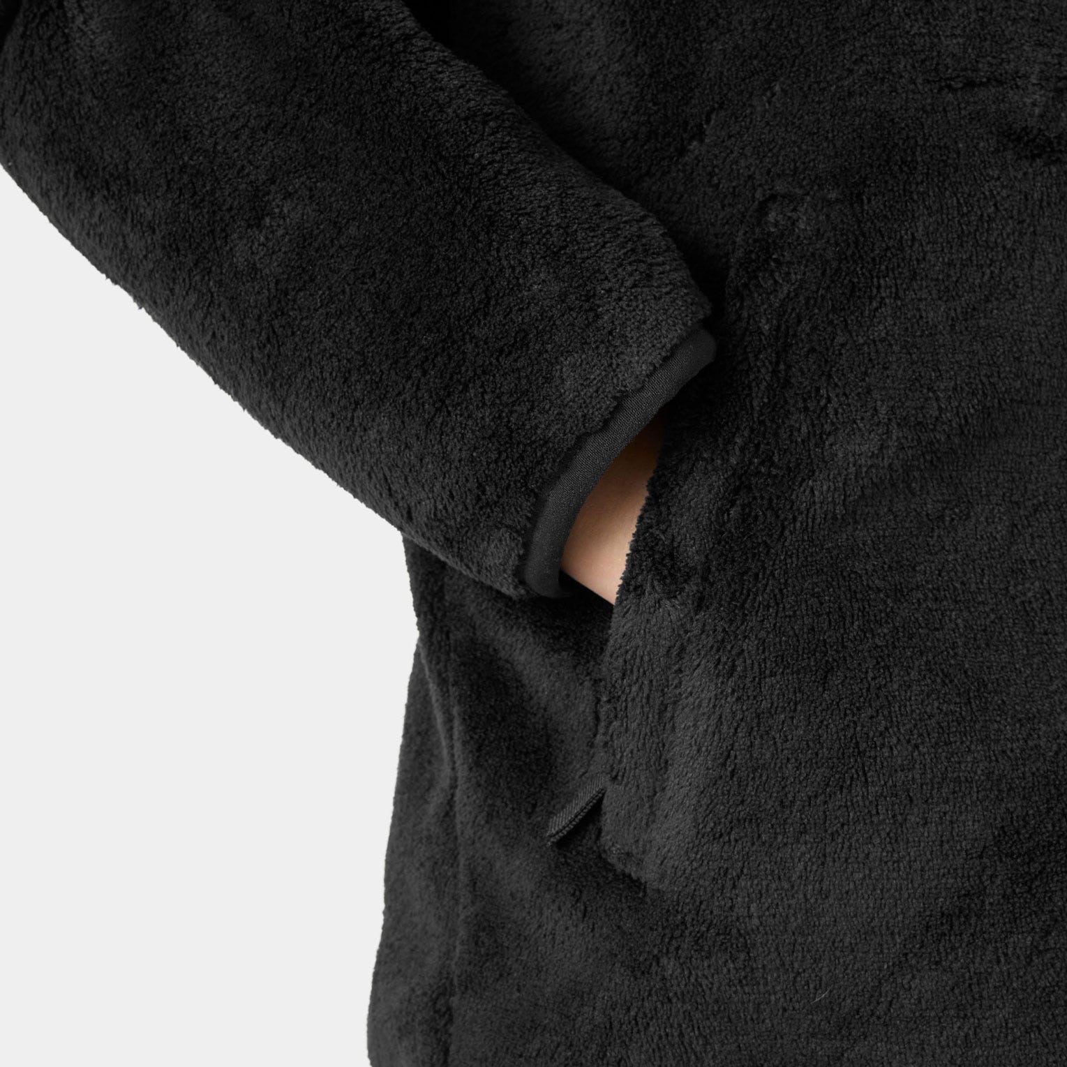 Juniors' Chill Fleece Jacket - 990 BLACK